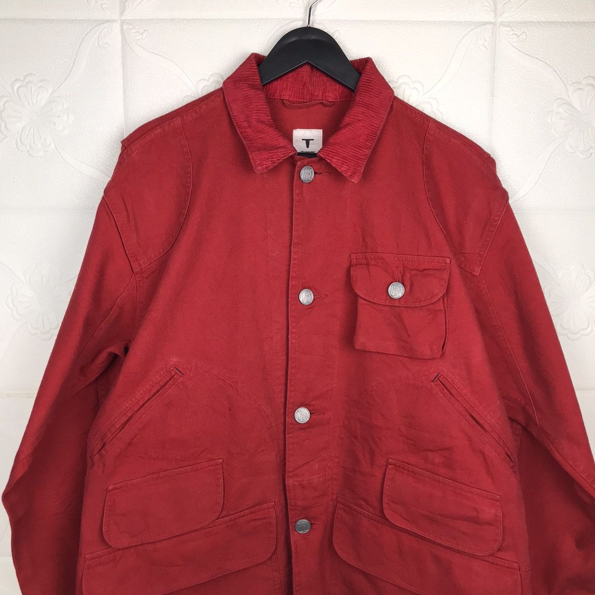 Designer × Japanese Brand × Vintage Vintage Japanese Turbine Workwear Canvas Jacket Size US L / EU 52-54 / 3 - 2 Thumbnail