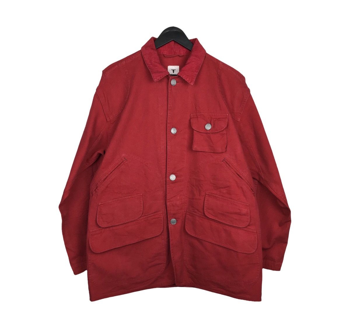 Designer × Japanese Brand × Vintage Vintage Japanese Turbine Workwear Canvas Jacket Size US L / EU 52-54 / 3 - 1 Thumbnail