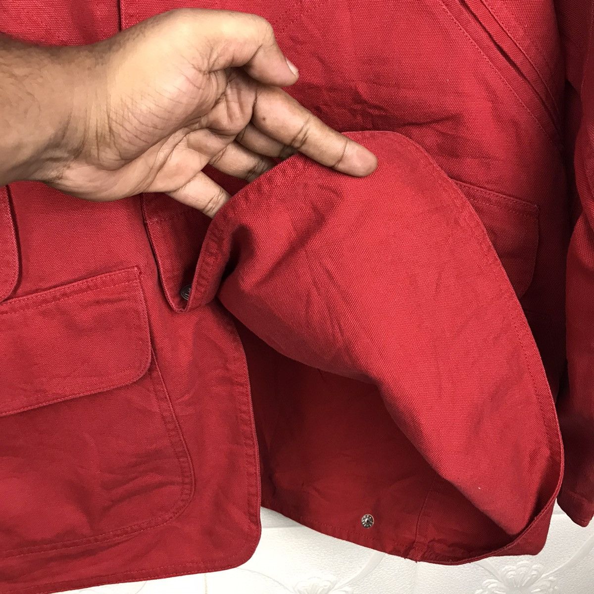 Designer × Japanese Brand × Vintage Vintage Japanese Turbine Workwear Canvas Jacket Size US L / EU 52-54 / 3 - 7 Thumbnail