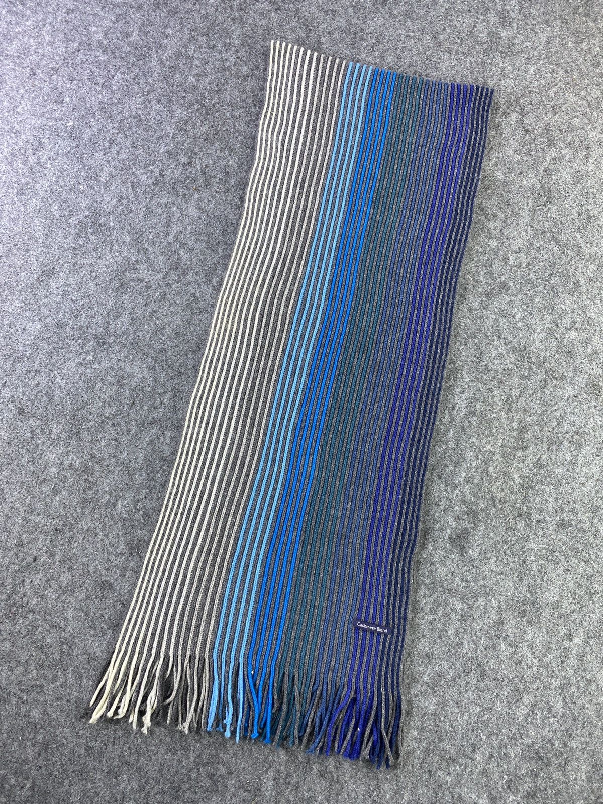 Vintage CASHMERE BLEND Scarf / Muffler / Neckwear -T433 Size ONE SIZE - 3 Thumbnail