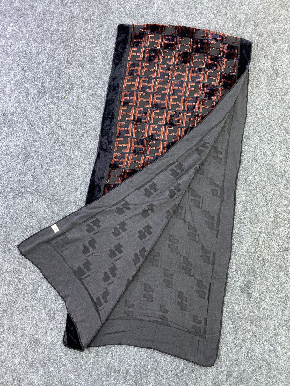 Vintage FENDI 100% SILK Scarf / Muffler / Neckwear -T436 Size ONE SIZE - 5 Thumbnail
