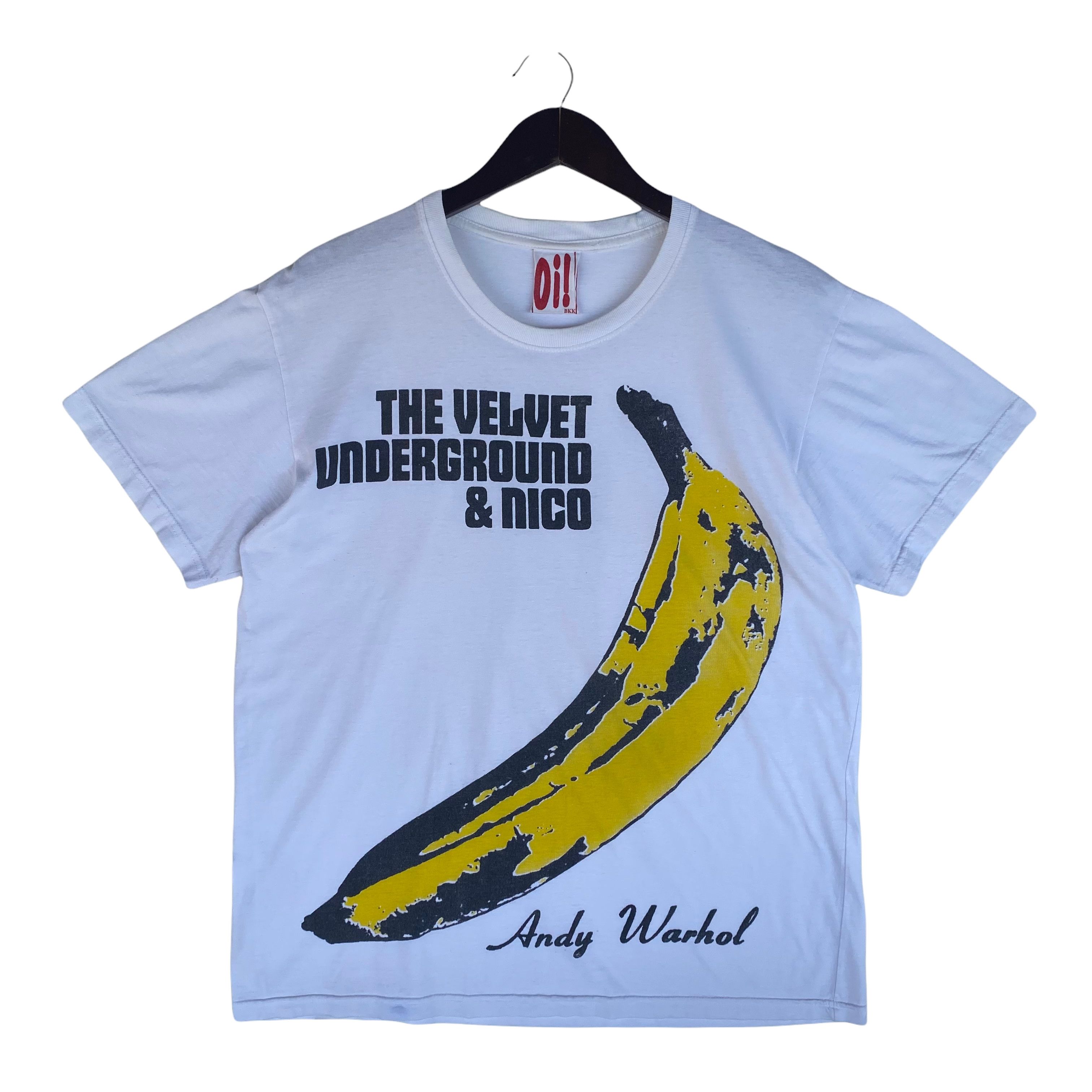 THE VELVET UNDERGROUND & NICO By Andy Warhol tee shirt