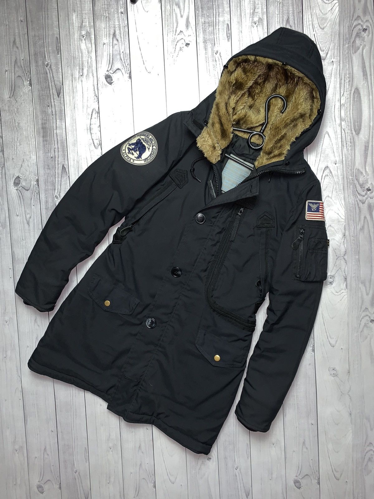 Vintage Alpha Industries parka polar artic size XS