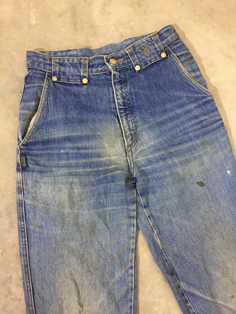 Trussardi × Vintage Vintage Trussardi logo embroided at rear pocket jeans Size US 26 / EU 42 - 3 Thumbnail