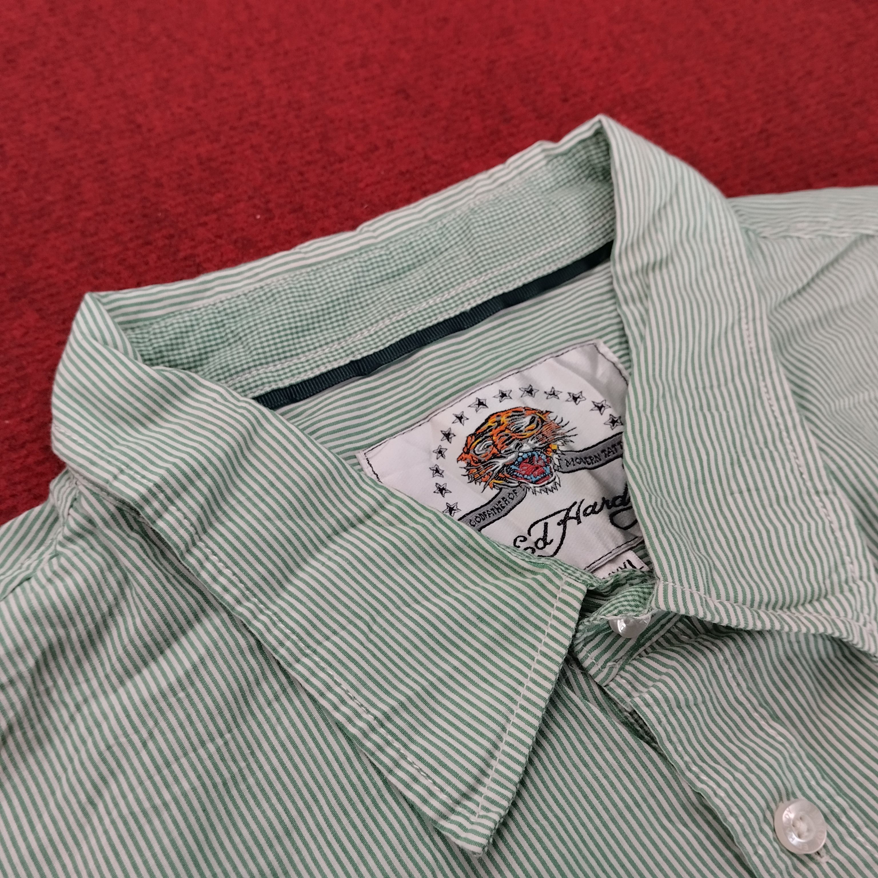 Christian Audigier × Ed Hardy × Vintage Ed Hardy by Christian Audigier Designer Style Shirt Size US XXL / EU 58 / 5 - 5 Thumbnail