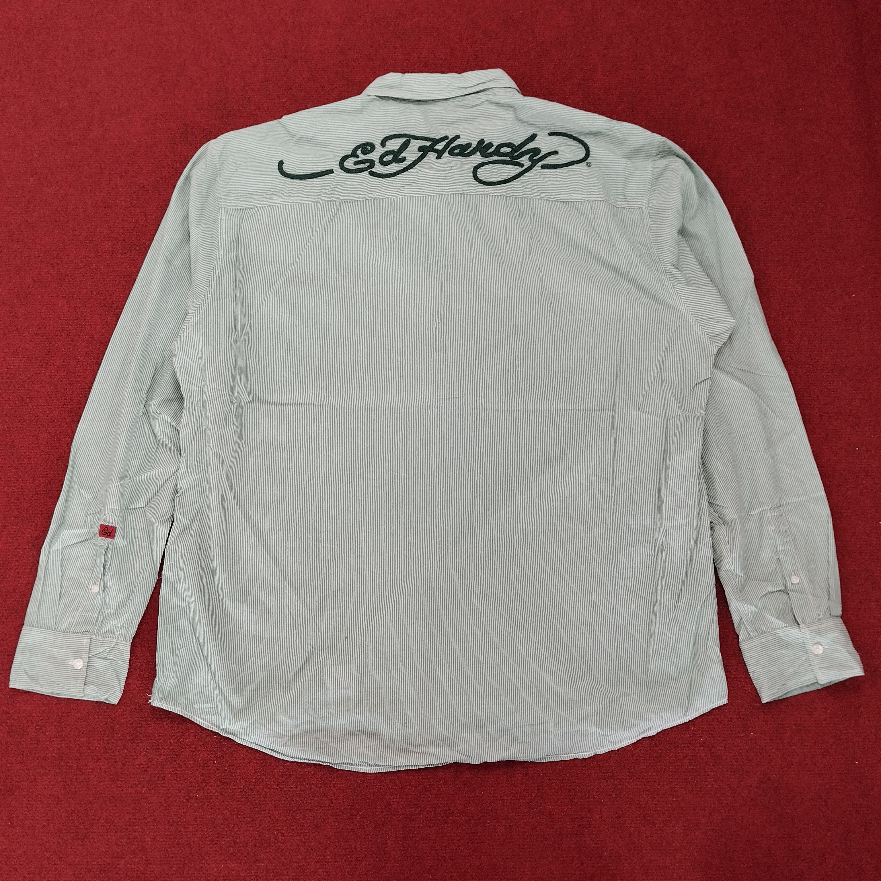 Christian Audigier × Ed Hardy × Vintage Ed Hardy by Christian Audigier Designer Style Shirt Size US XXL / EU 58 / 5 - 1 Thumbnail