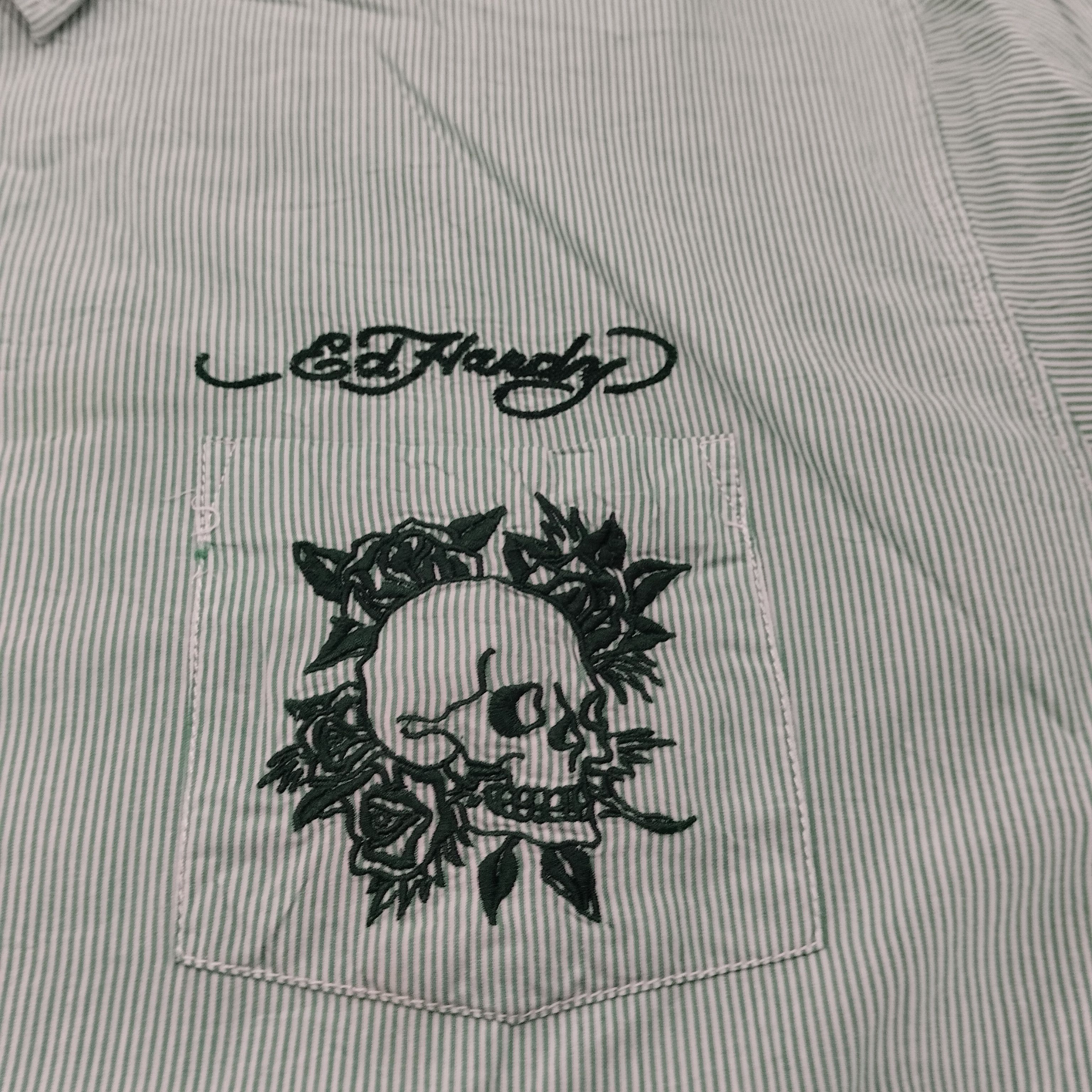 Christian Audigier × Ed Hardy × Vintage Ed Hardy by Christian Audigier Designer Style Shirt Size US XXL / EU 58 / 5 - 3 Thumbnail