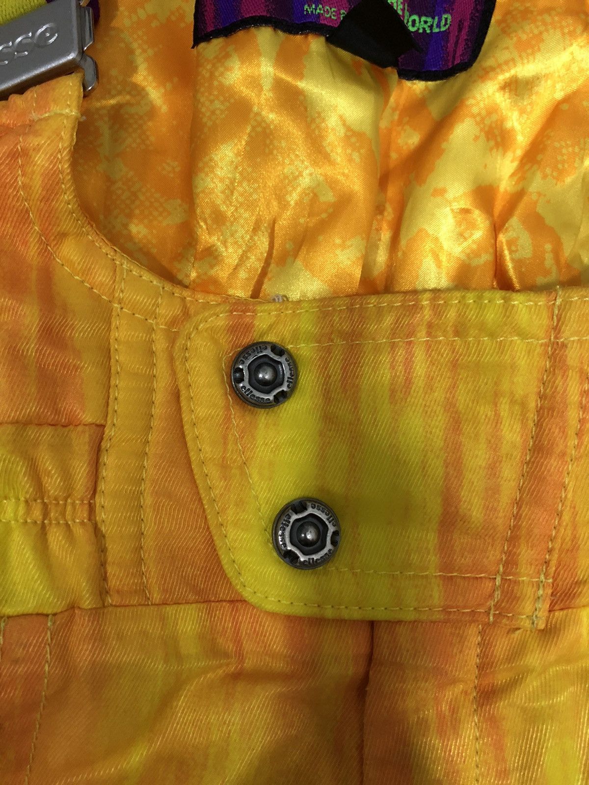 Ellesse × Goldwin Vintage Ellesse Goldwin Japan Ski Bib Pants 90s Snow Gear Size US 29 - 5 Thumbnail
