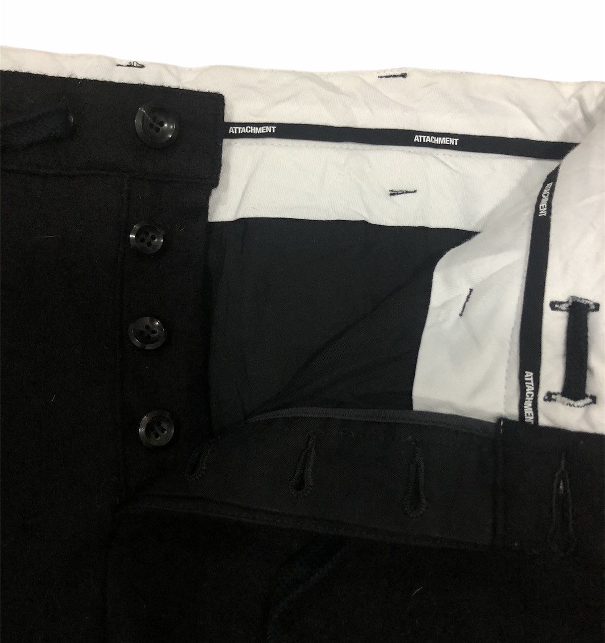 Attachment × Japanese Brand JAPANESE BRAND ATTACHMENT WOOL CASUAL PANTS Size US 31 - 6 Thumbnail