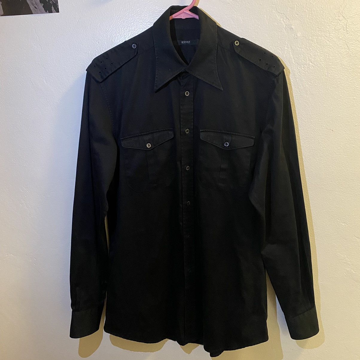 Dress Size Gucci Clothes Vintage Gucci Button Up Shirt From Tom