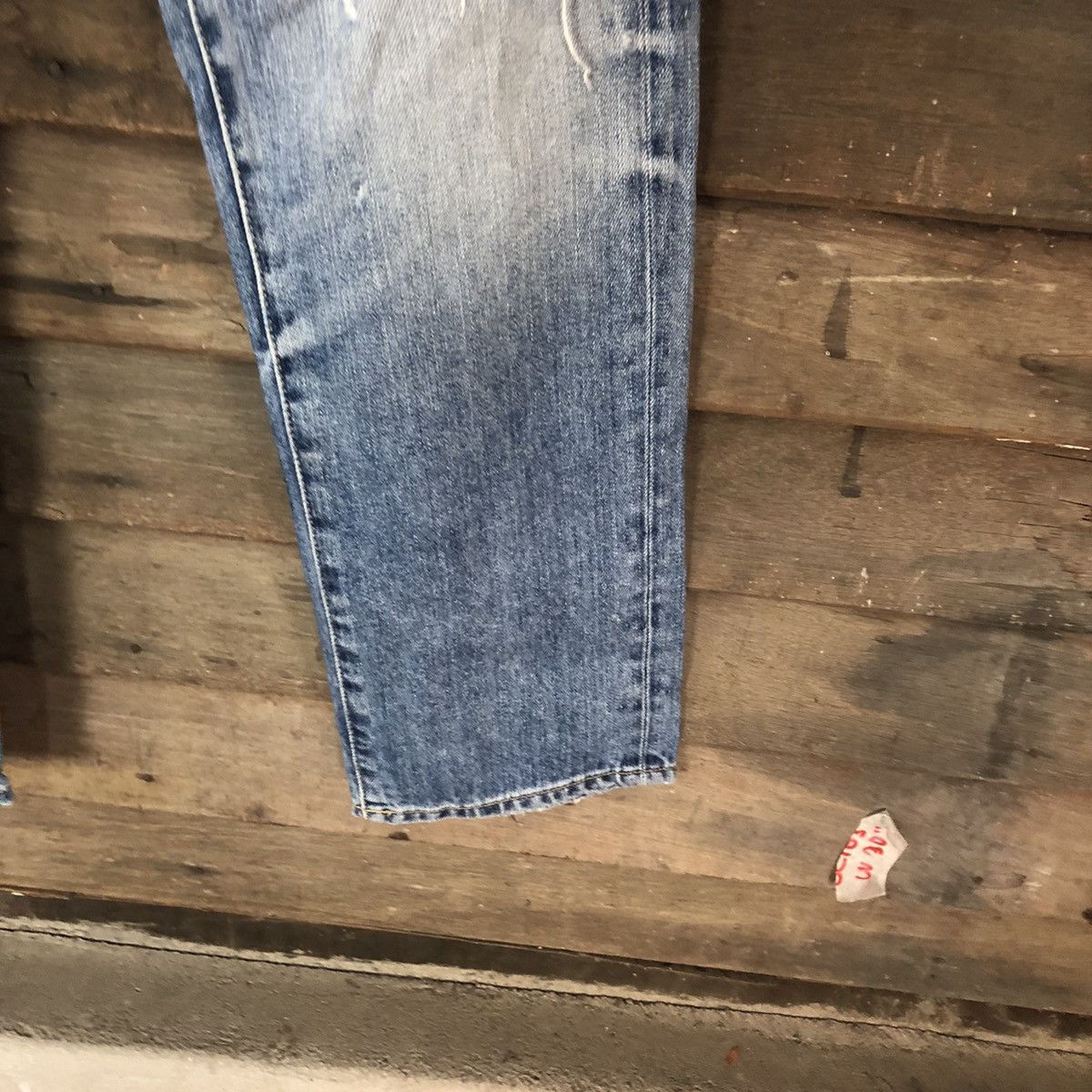 Japanese Brand Uniqlo Jeans distressed Denim Blue Pants #5123 Size US 29 - 9 Thumbnail