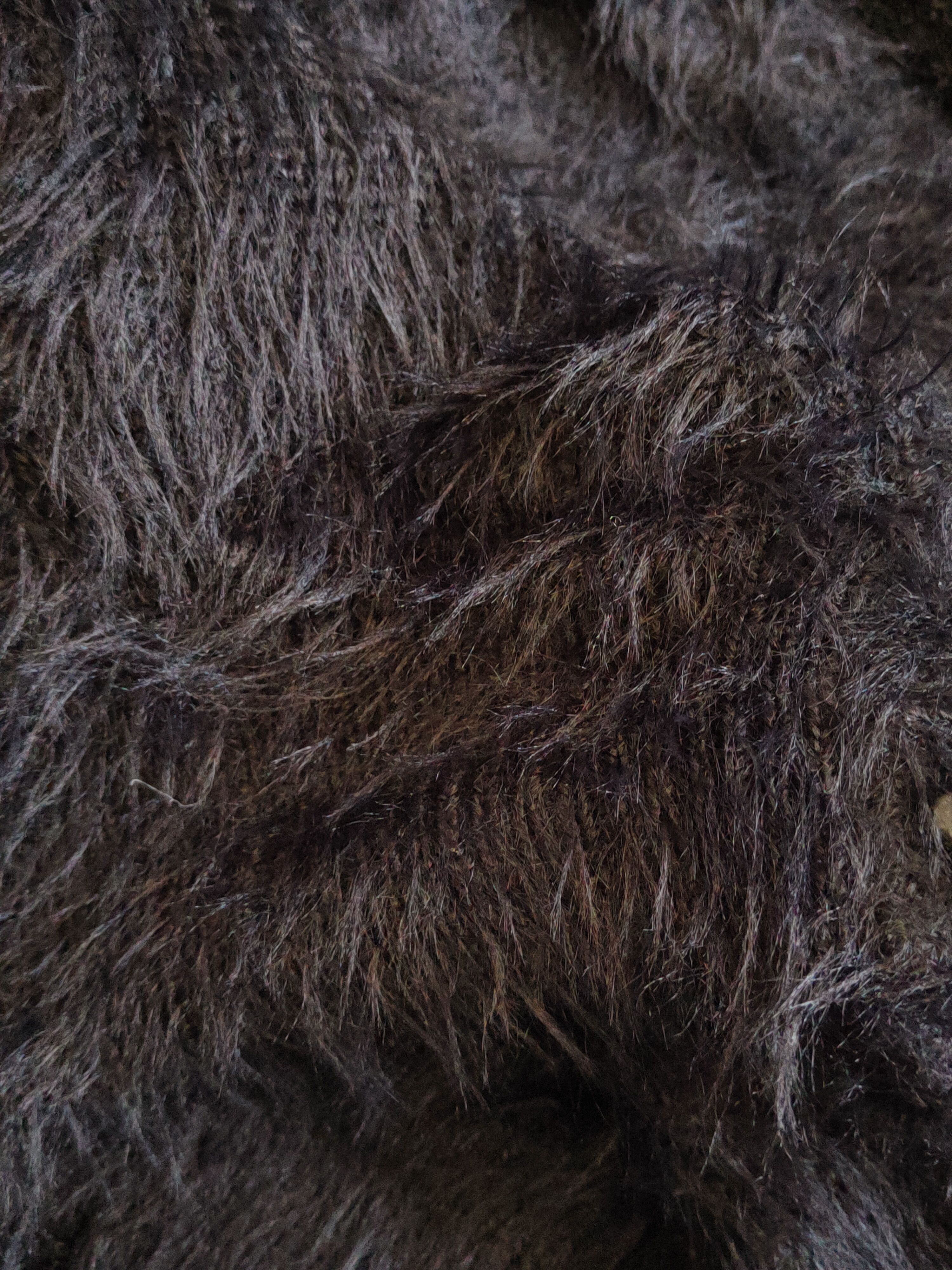 Homespun Knitwear Resexy Black Shag Shaggy Fur Mohair Knitwear #S288 Size M / US 6-8 / IT 42-44 - 8 Thumbnail