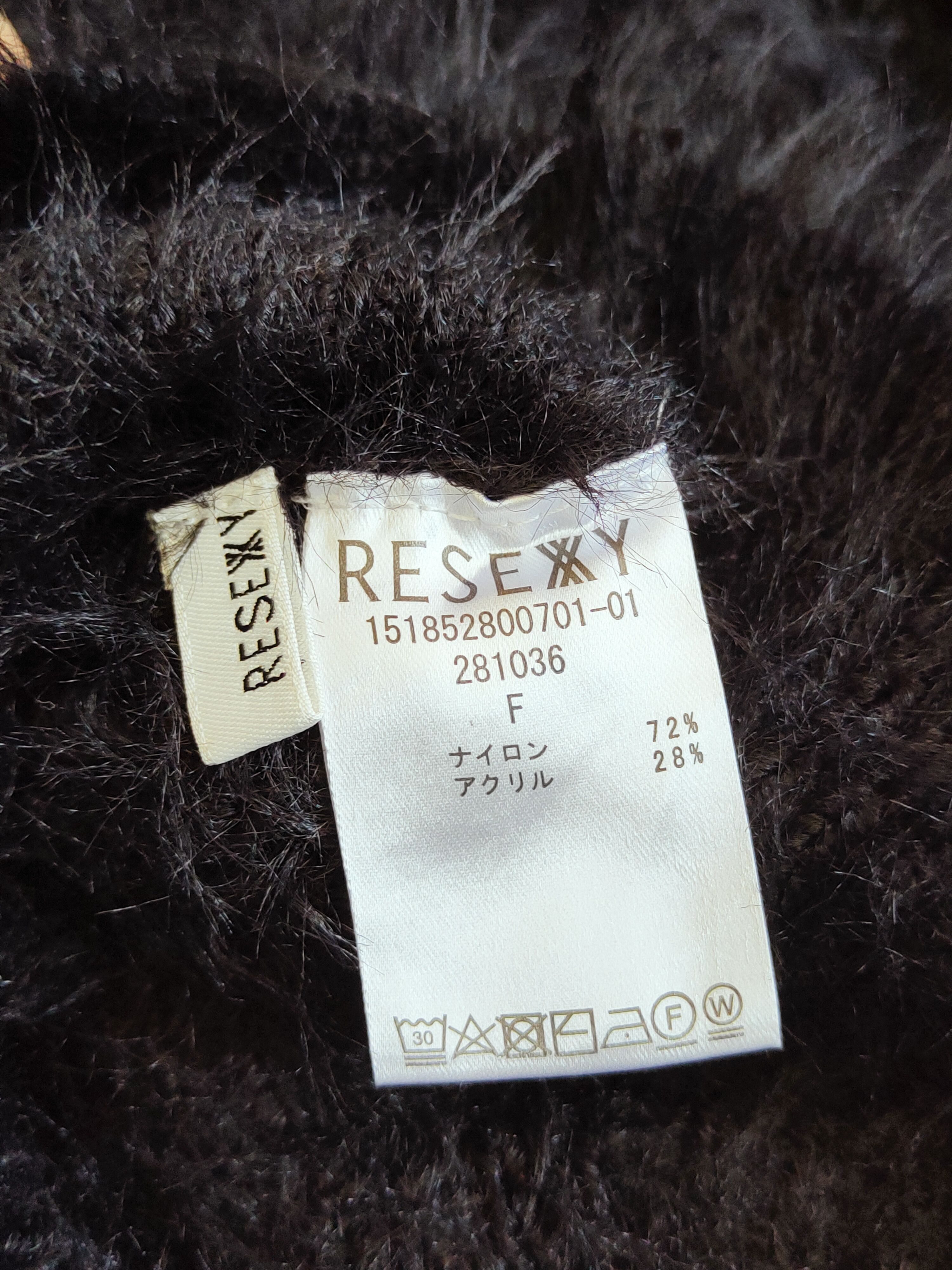 Homespun Knitwear Resexy Black Shag Shaggy Fur Mohair Knitwear #S288 Size M / US 6-8 / IT 42-44 - 9 Thumbnail