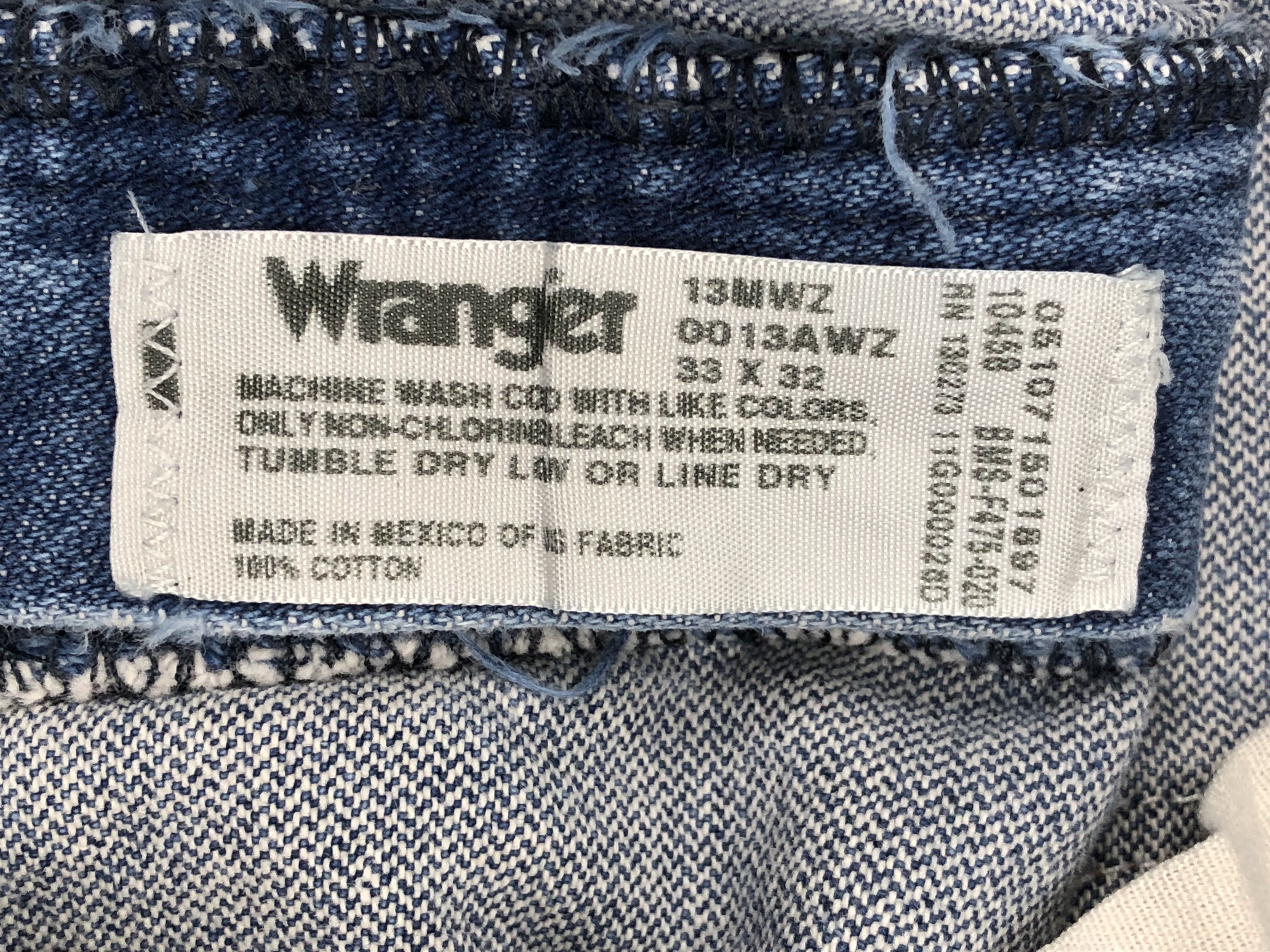 Vintage Vintage Wrangler Light Blue Jeans DP1700 Size US 30 / EU 46 - 5 Thumbnail