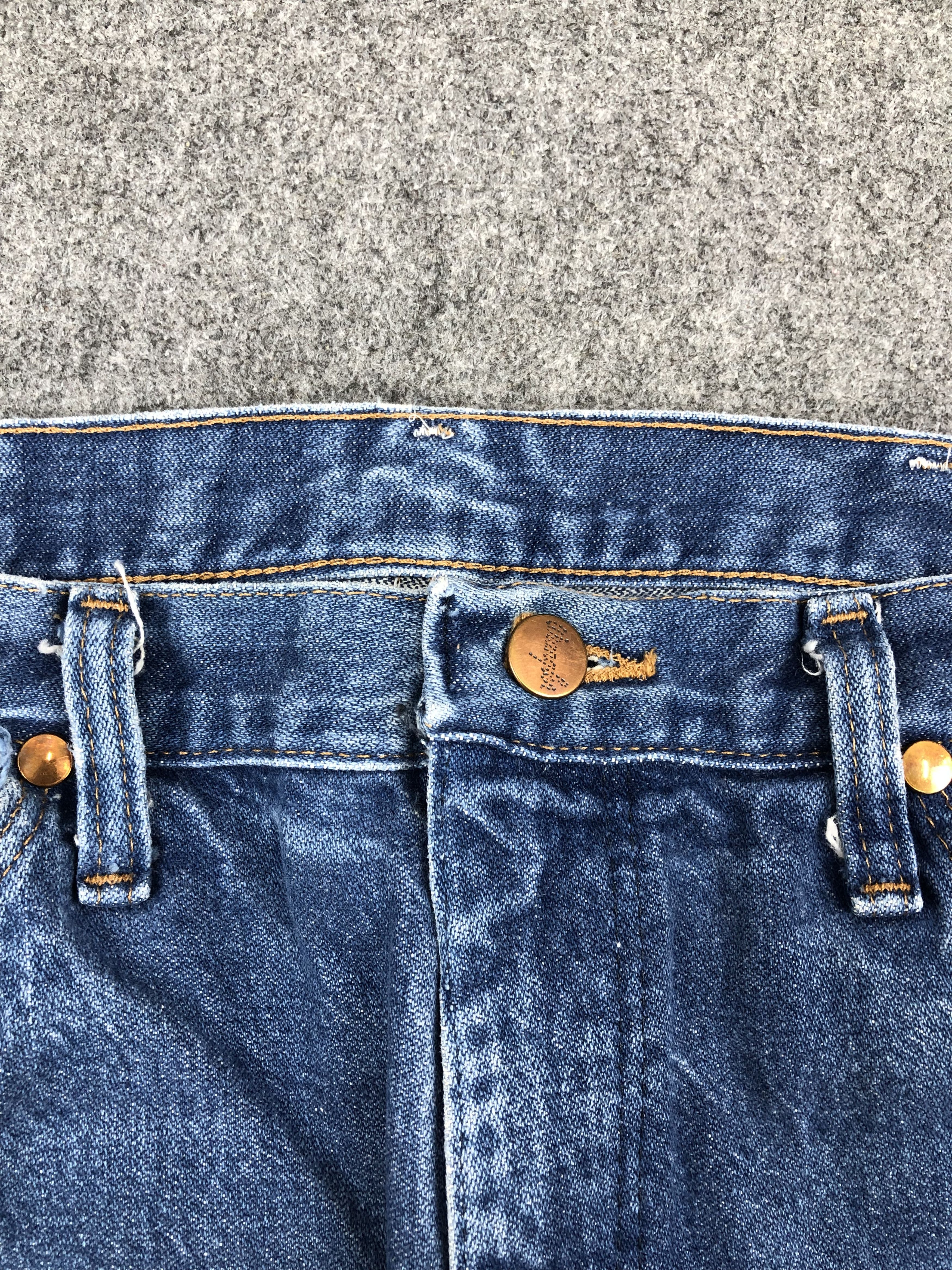 Vintage Vintage Wrangler Light Blue Jeans DP1700 Size US 30 / EU 46 - 9 Thumbnail