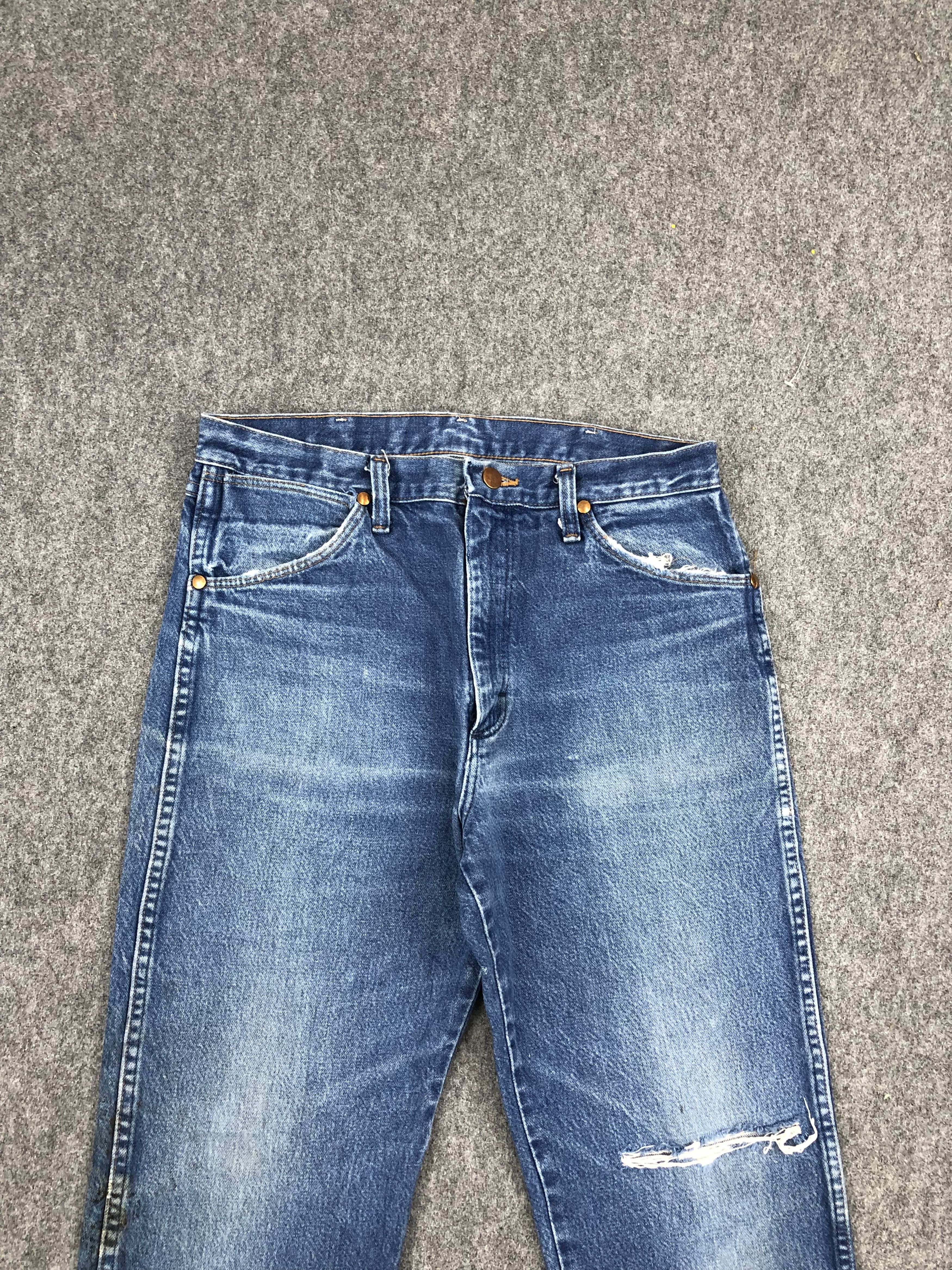 Vintage Vintage Wrangler Light Blue Jeans DP1700 Size US 30 / EU 46 - 2 Thumbnail