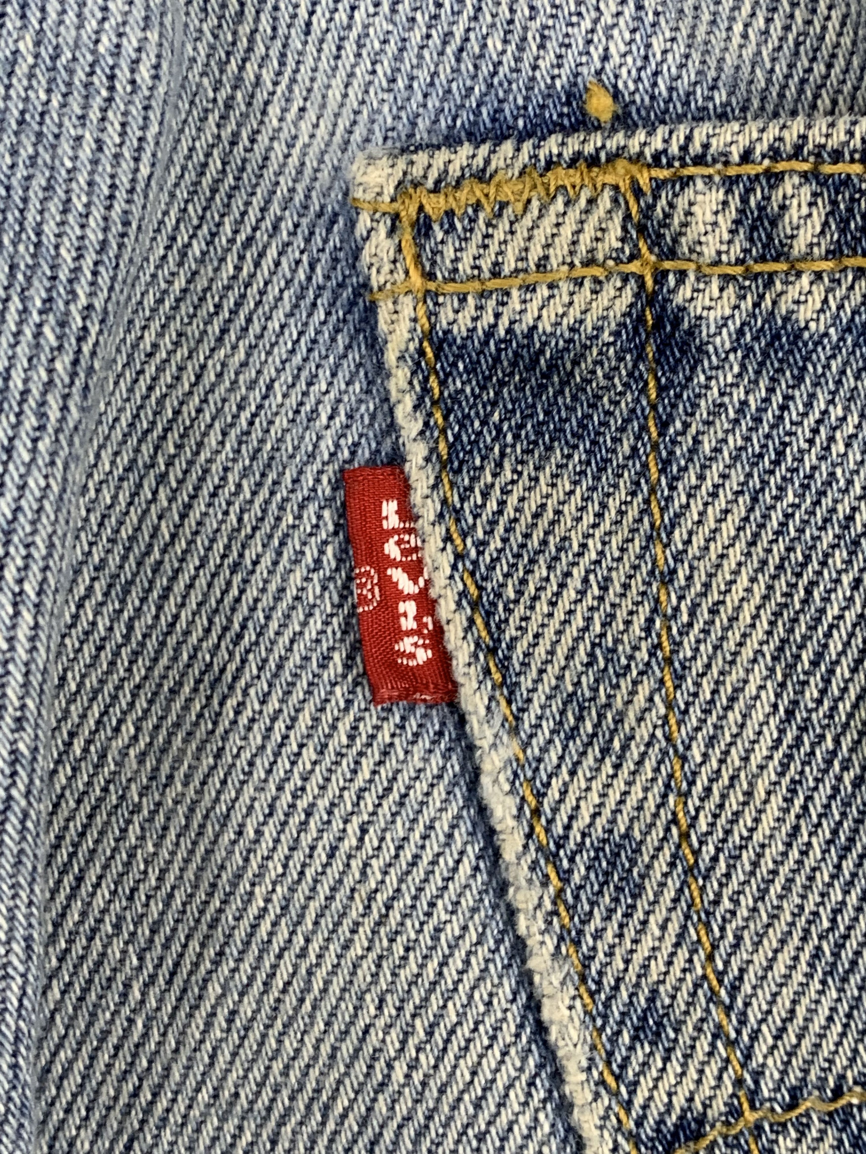 Levi's Vintage Levis 505 Light Wash Jeans DP1771 Size US 34 / EU 50 - 6 Thumbnail