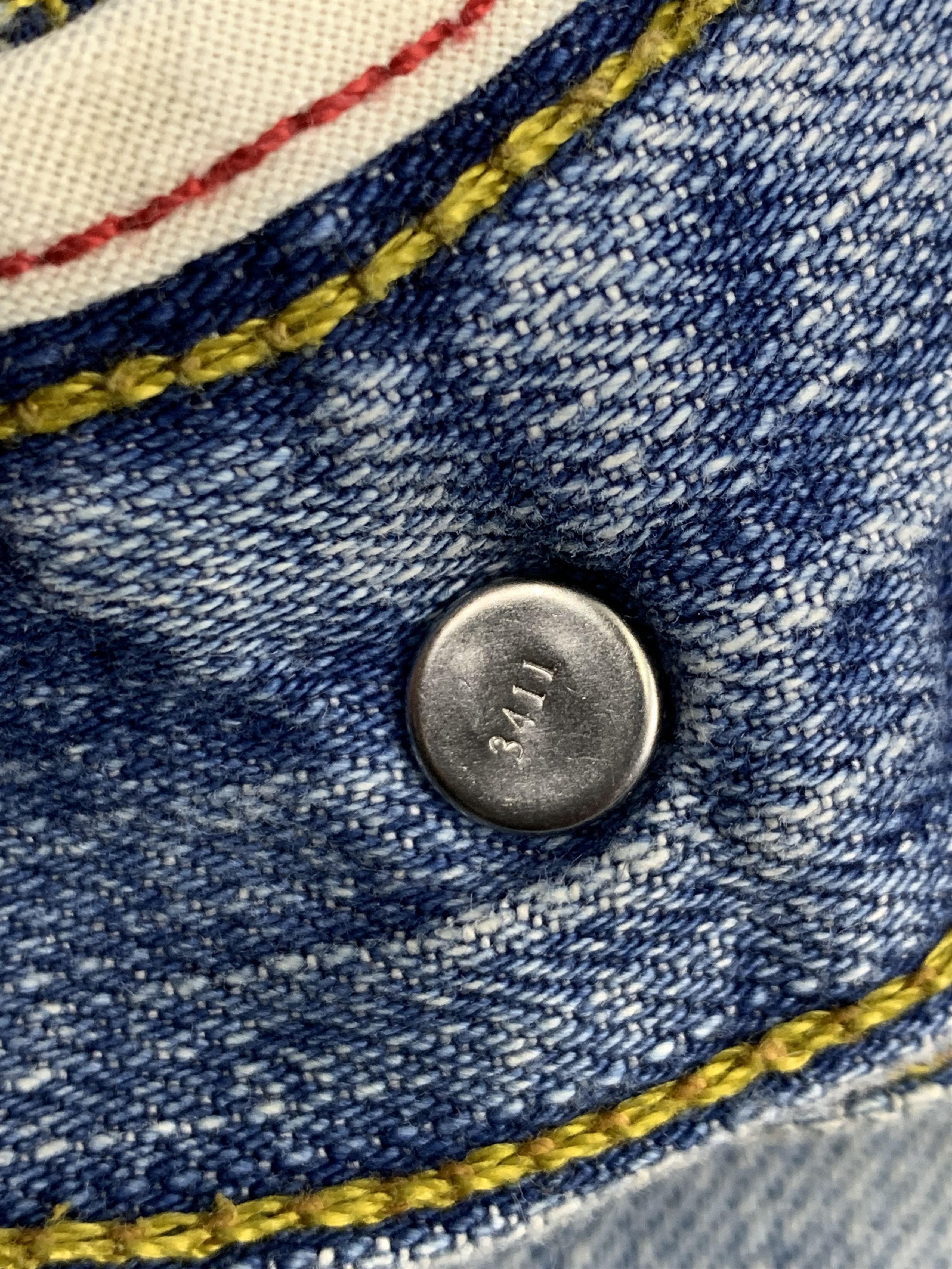 Levi's Vintage Levis 514 Faded Blue Jeans DP1769 Size US 37 - 12 Thumbnail