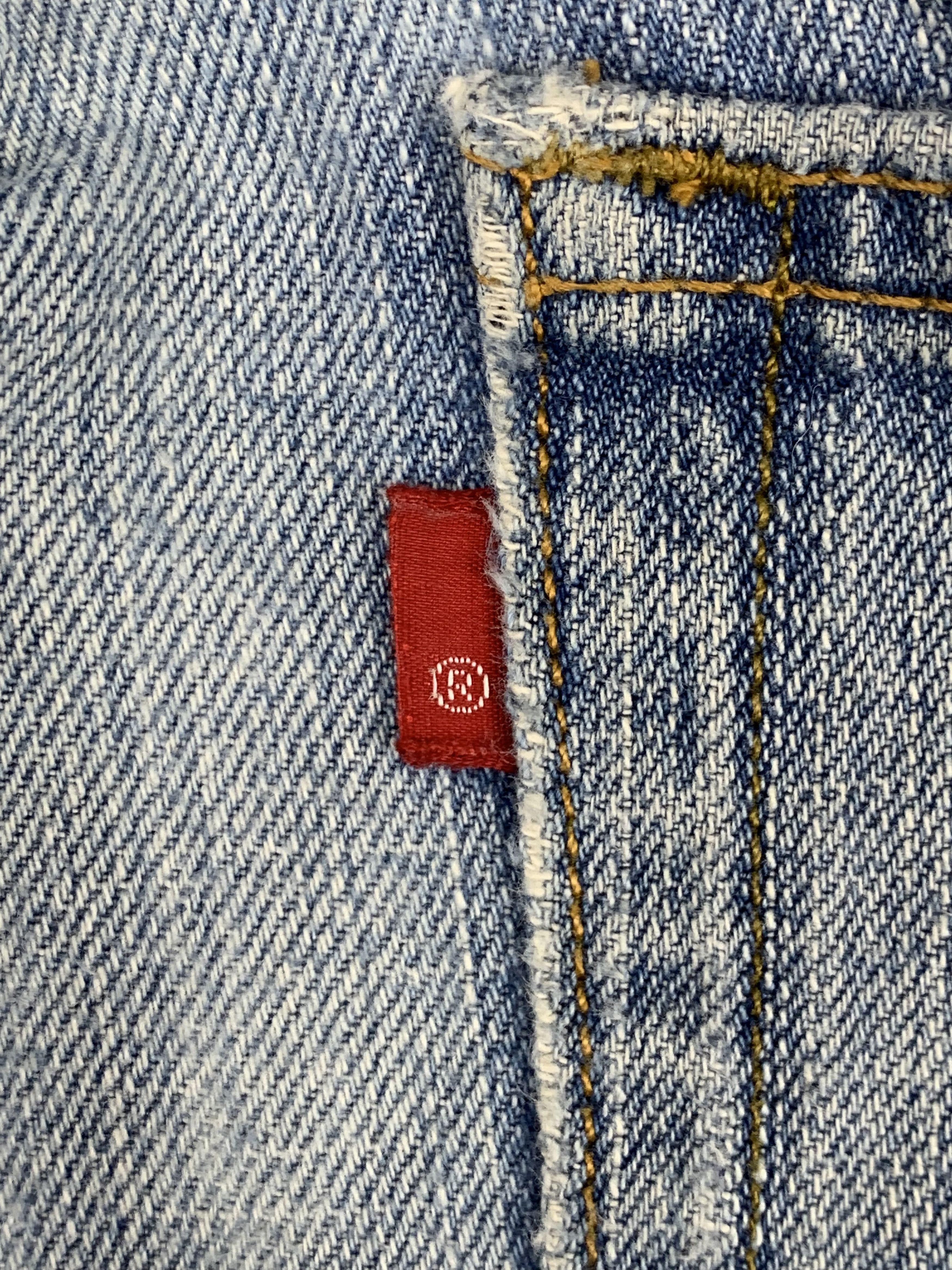 Levi's Vintage Levis 514 Faded Blue Jeans DP1769 Size US 37 - 6 Thumbnail