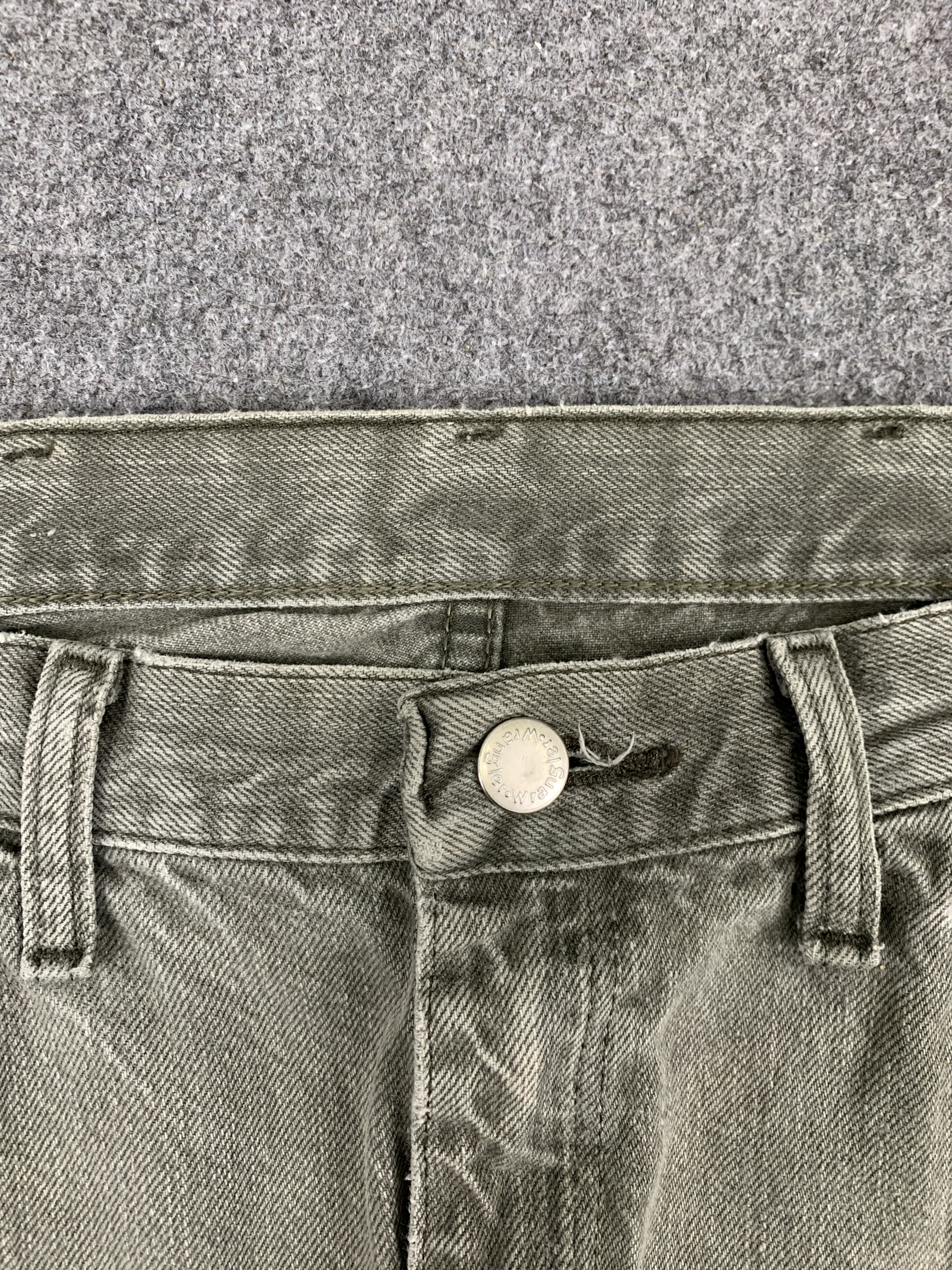 Vintage Faded Black Vintage Wrangler Jeans DP1768 Size US 36 / EU 52 - 9 Thumbnail