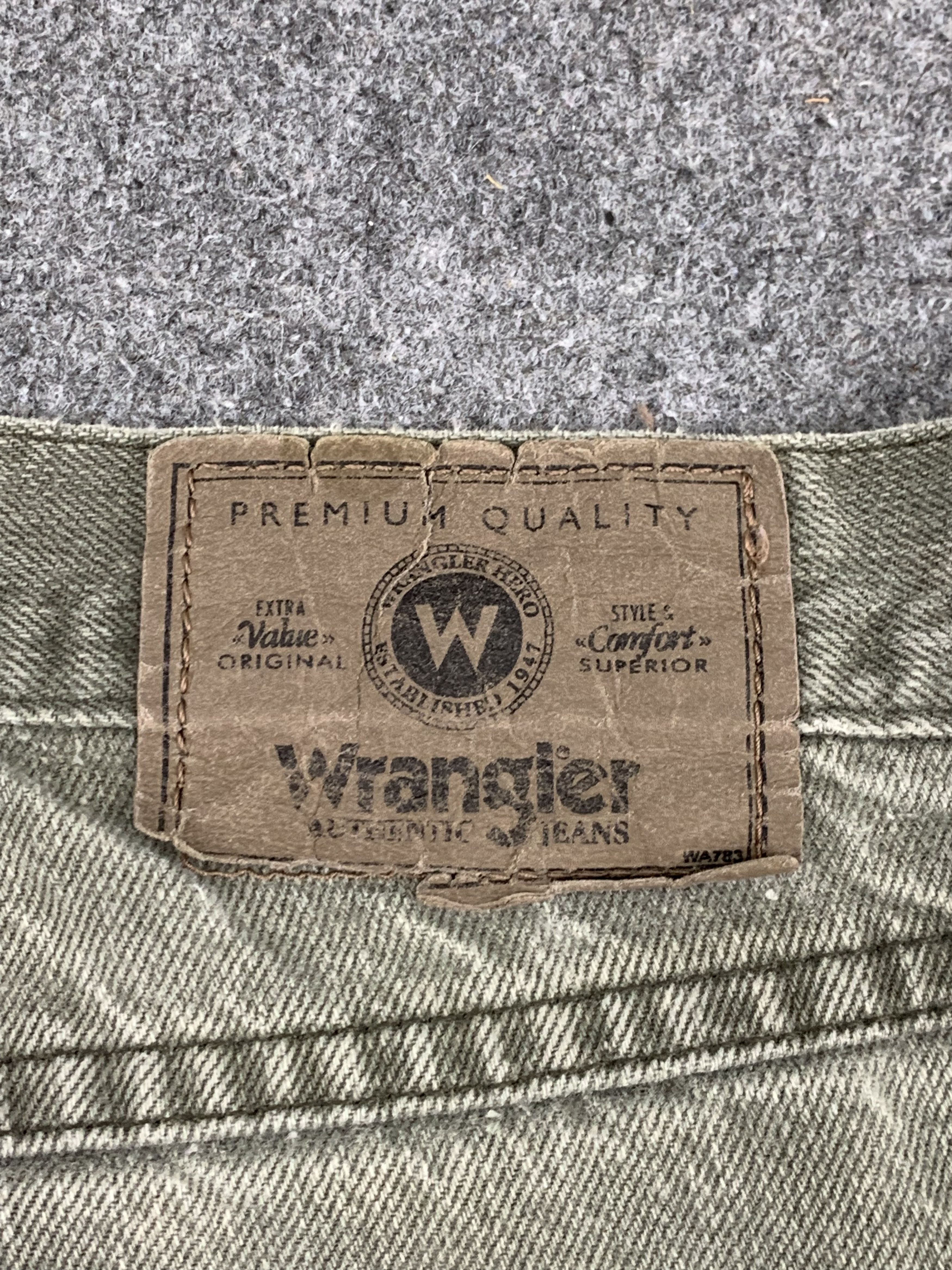 Vintage Faded Black Vintage Wrangler Jeans DP1768 Size US 36 / EU 52 - 5 Thumbnail