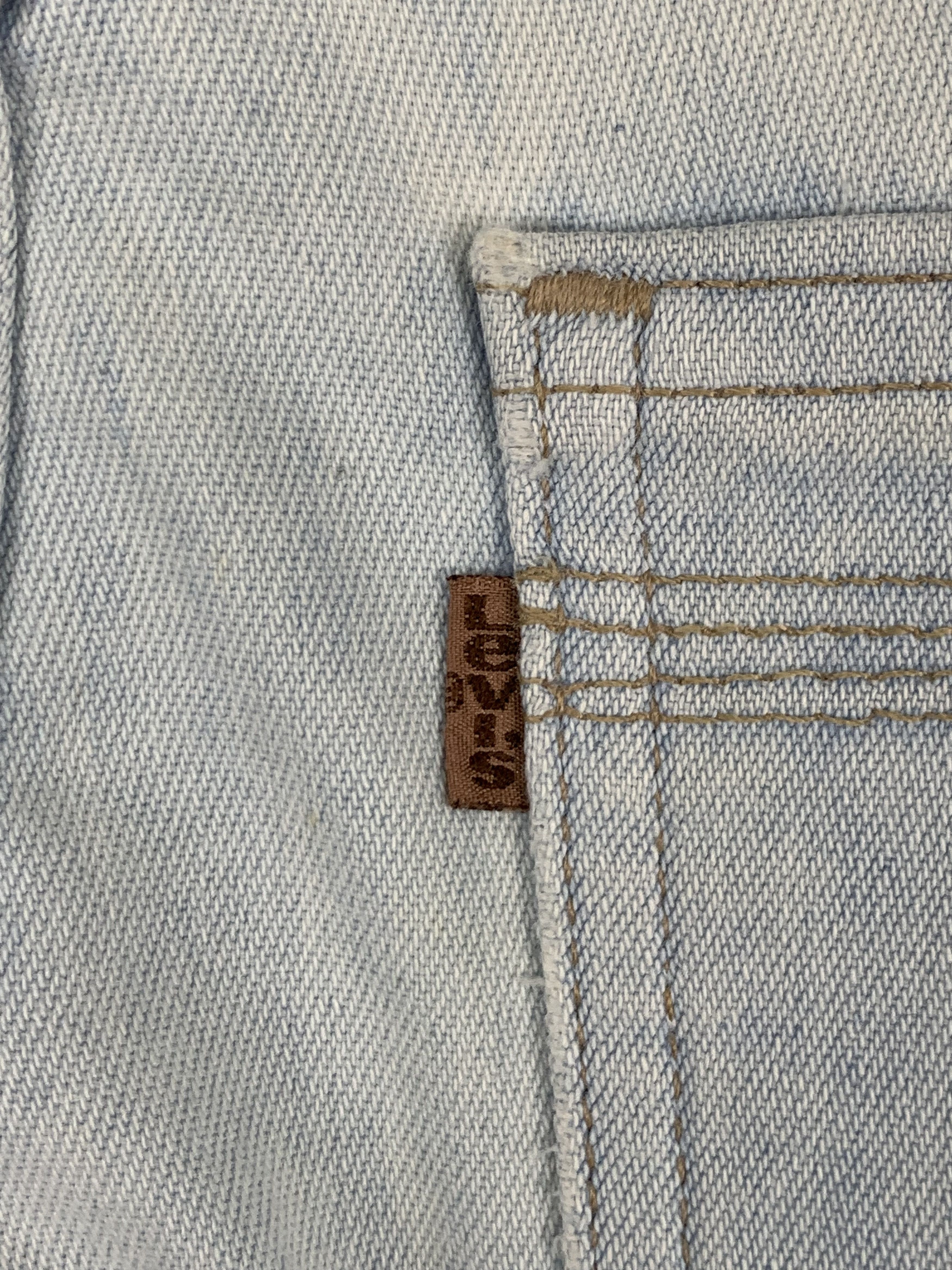 Levi's Vintage 90s Levis Orange Tab Light Wash Jeans DP1766 Size US 34 / EU 50 - 5 Thumbnail