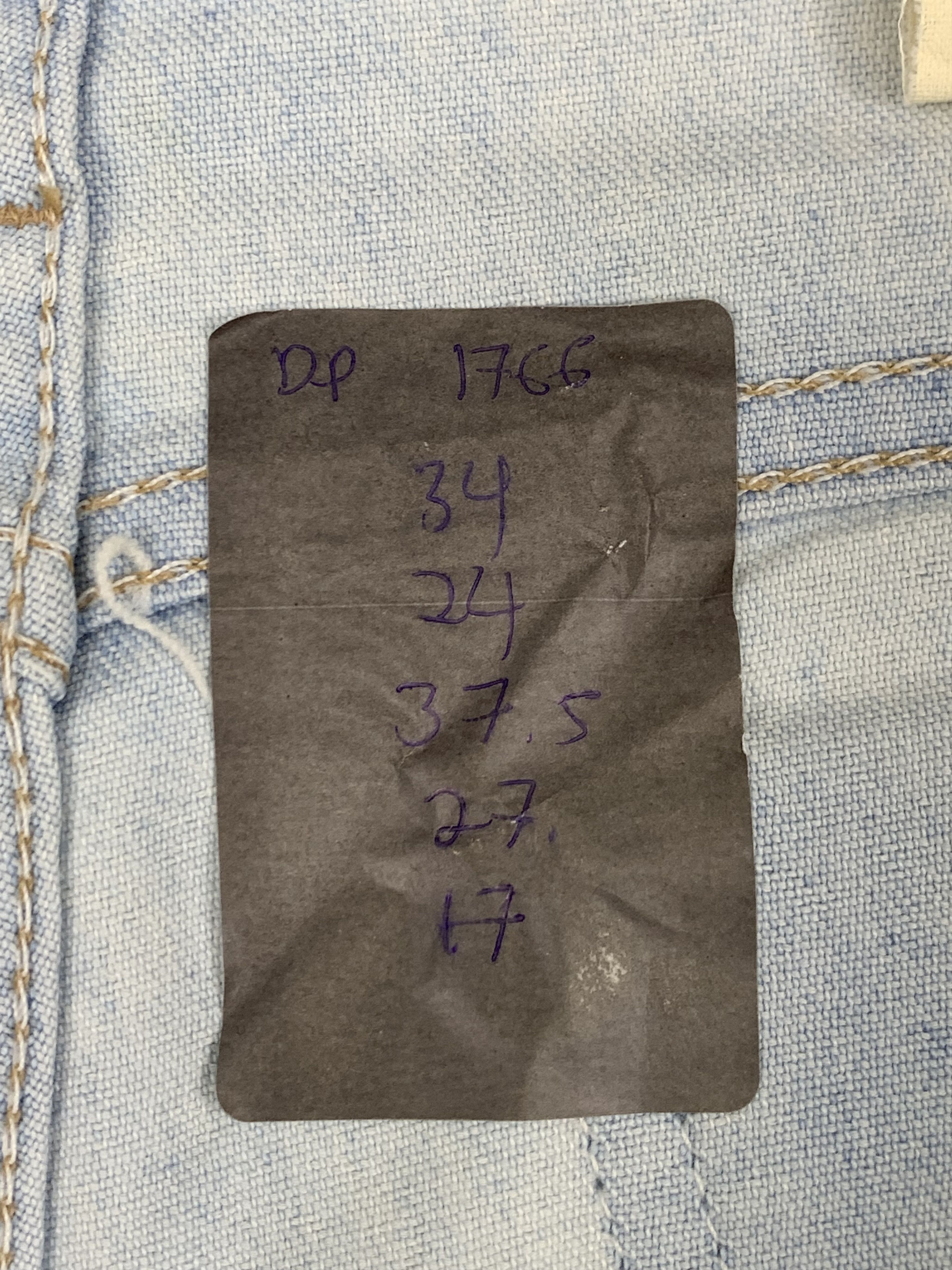 Levi's Vintage 90s Levis Orange Tab Light Wash Jeans DP1766 Size US 34 / EU 50 - 13 Thumbnail