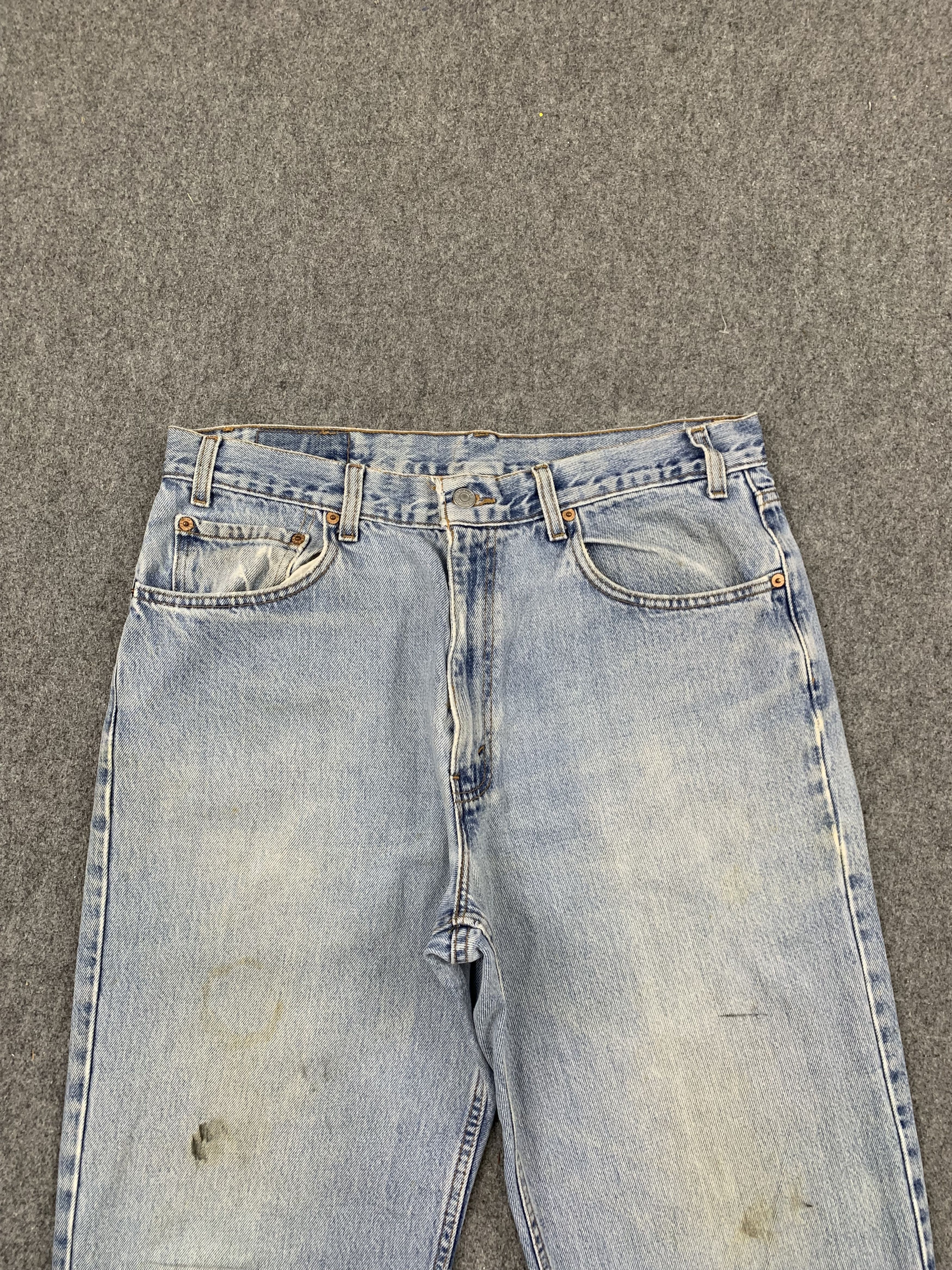 Levi's Vintage 90s Levis 550 Light Wash Jeans DP1779 Size US 36 / EU 52 - 2 Thumbnail