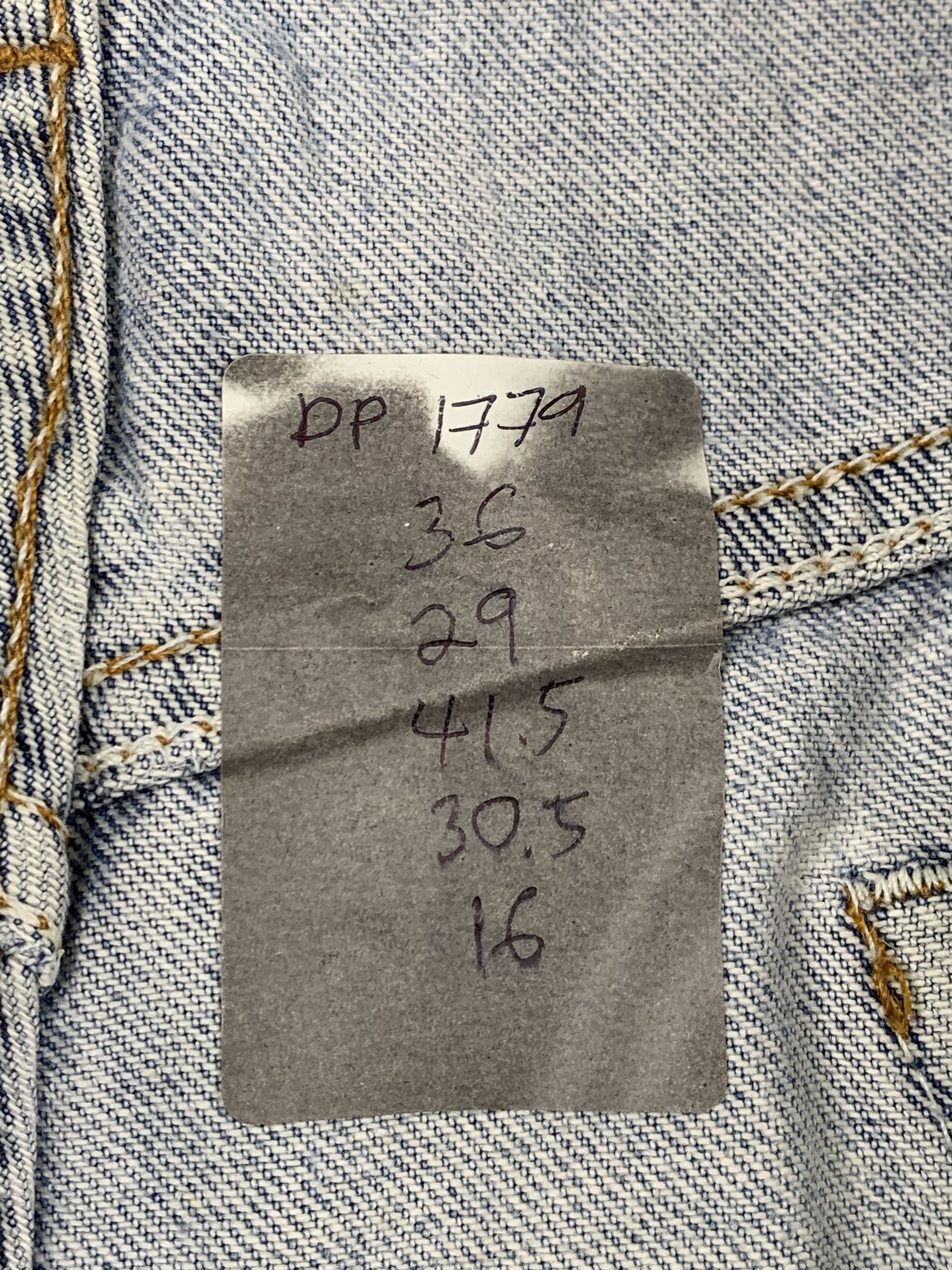 Levi's Vintage 90s Levis 550 Light Wash Jeans DP1779 Size US 36 / EU 52 - 13 Thumbnail