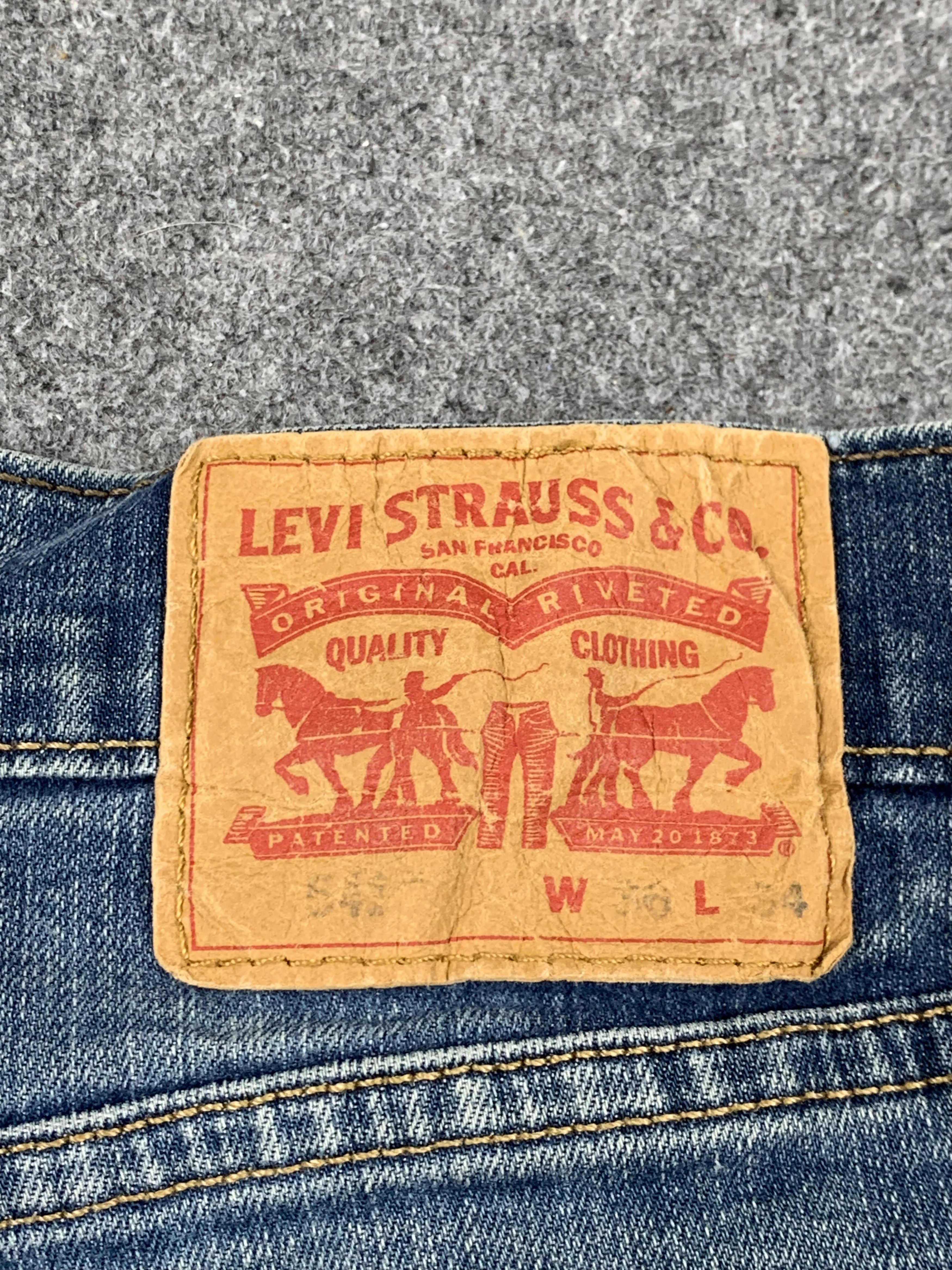 Levi's Vintage Levis Faded Blue Jeans DP1783 Size US 37 - 5 Thumbnail