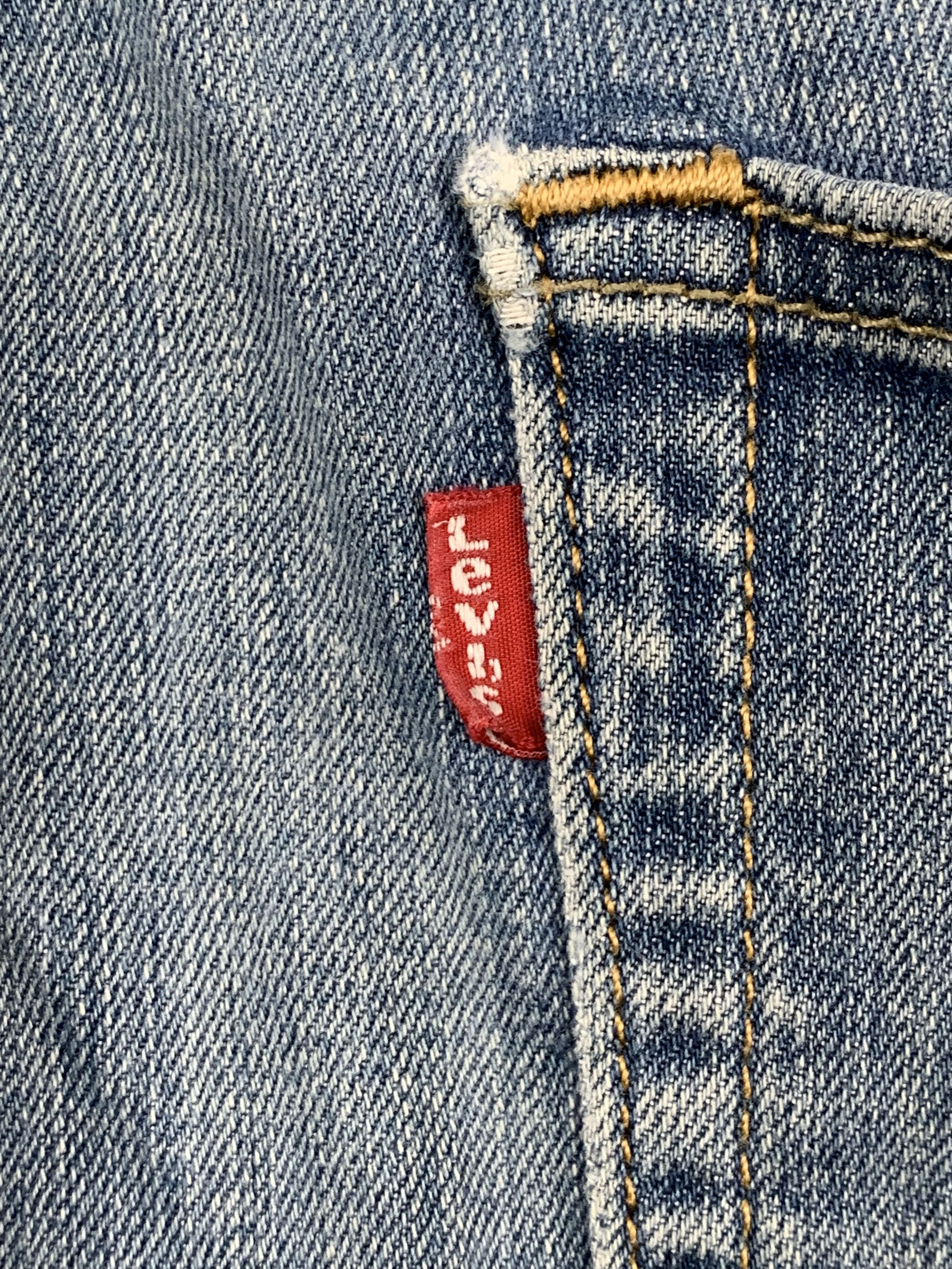 Levi's Vintage Levis Faded Blue Jeans DP1783 Size US 37 - 6 Thumbnail