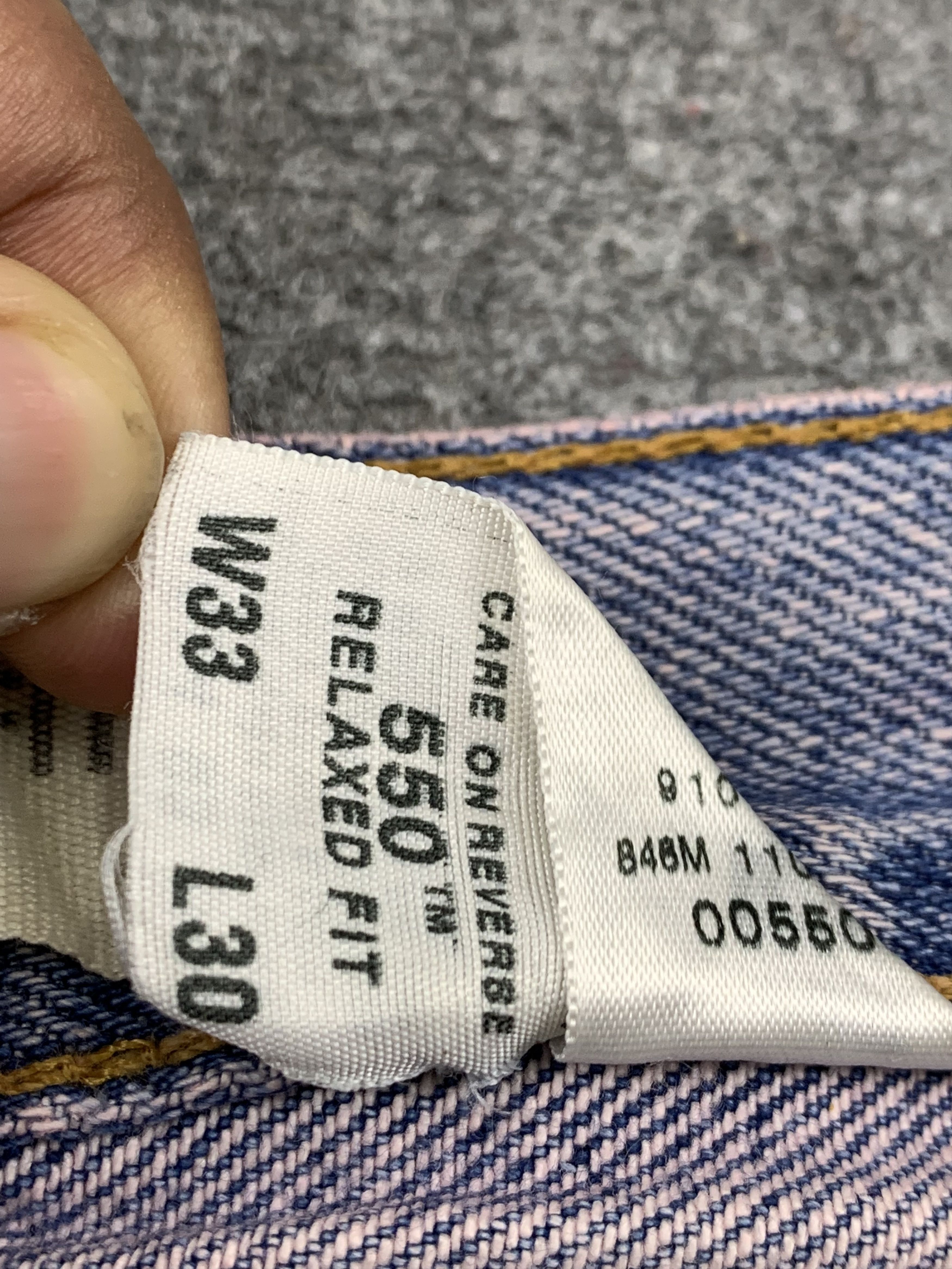 Levi's Vintage Levis Light Blue Jeans DP1784 Size US 35 - 7 Thumbnail