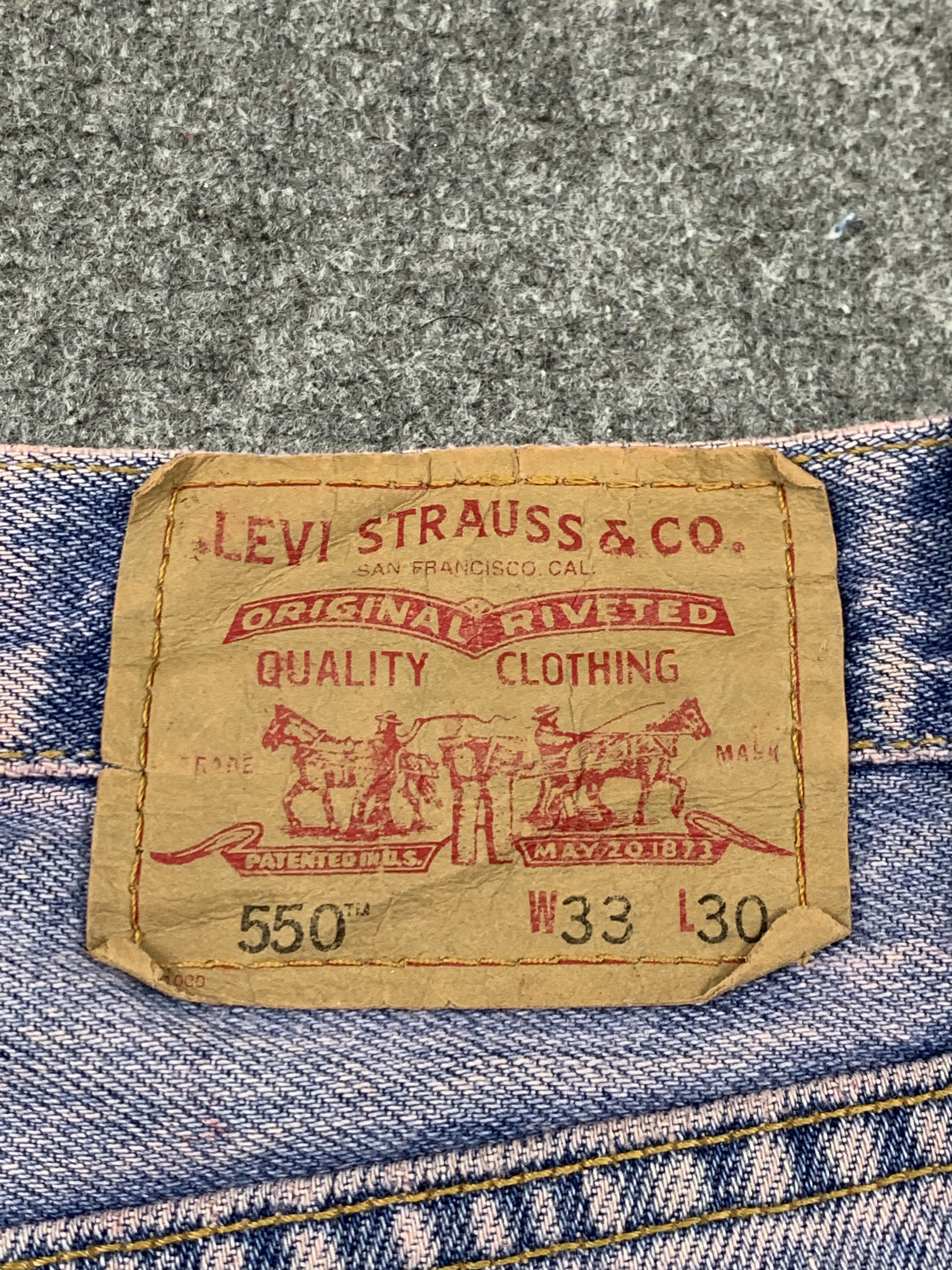 Levi's Vintage Levis Light Blue Jeans DP1784 Size US 35 - 5 Thumbnail