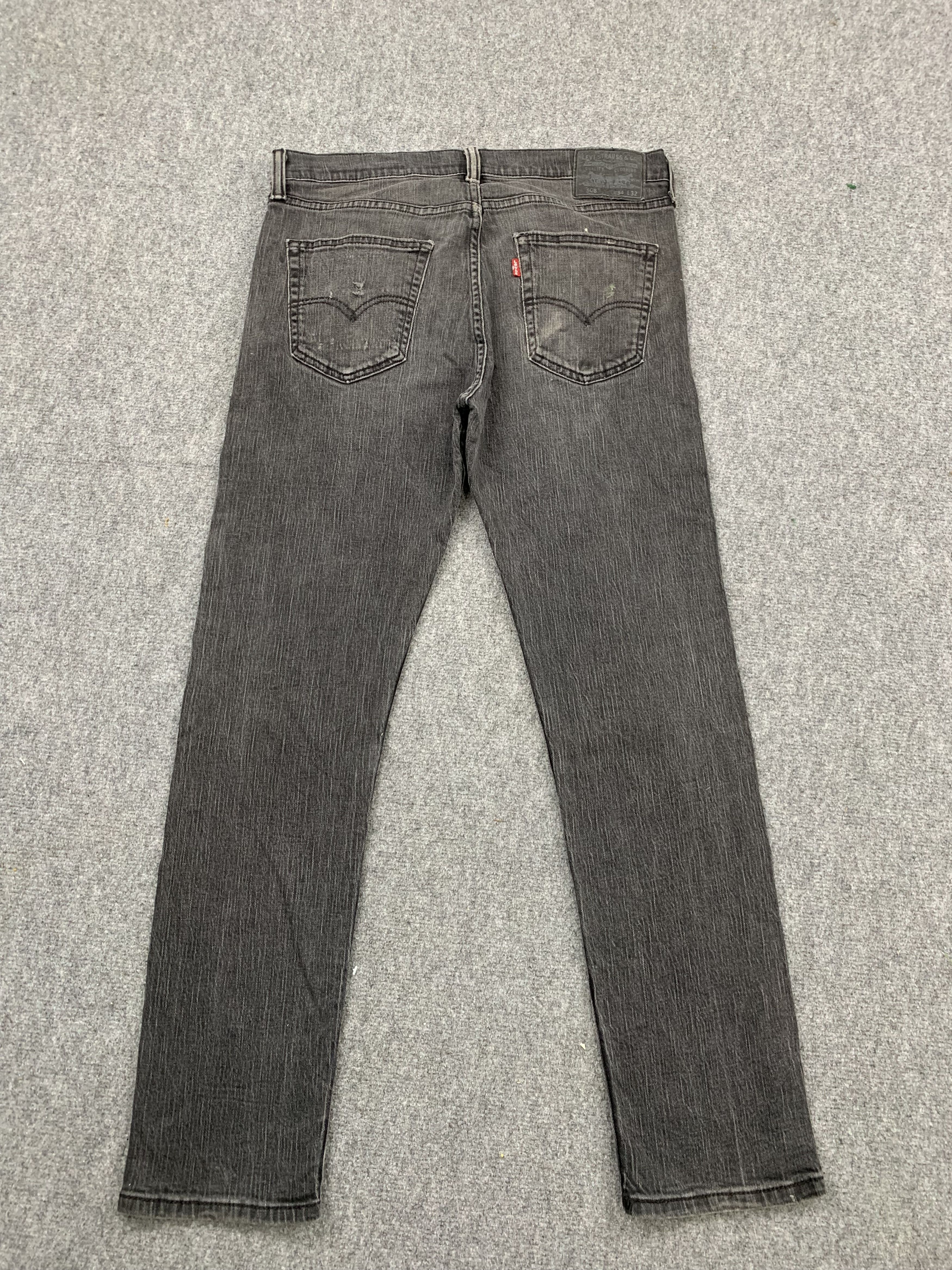 Levi's Faded Black Vintage Levis 508 Jeans DP1786 Size US 36 / EU 52 - 3 Thumbnail