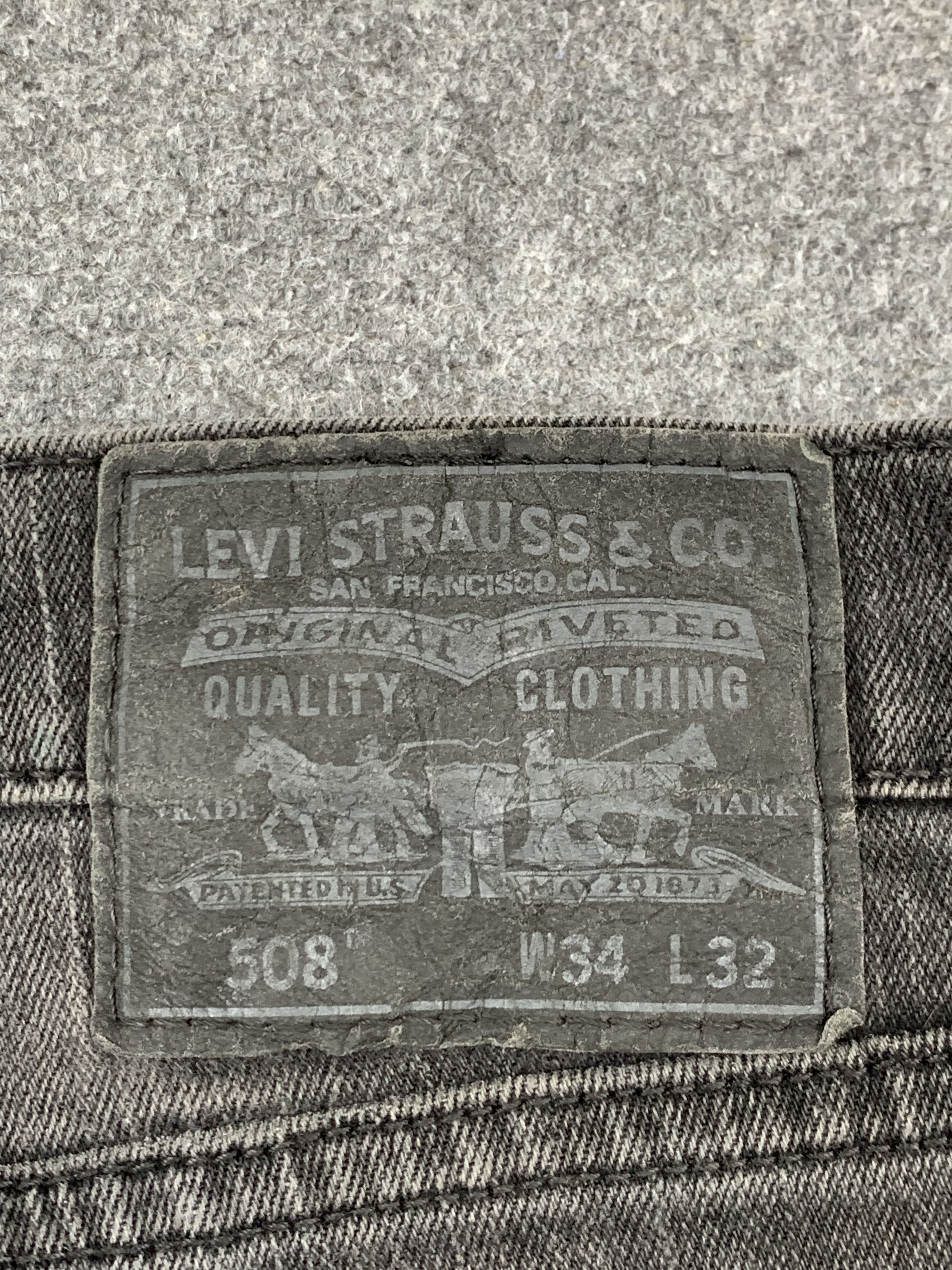 Levi's Faded Black Vintage Levis 508 Jeans DP1786 Size US 36 / EU 52 - 5 Thumbnail