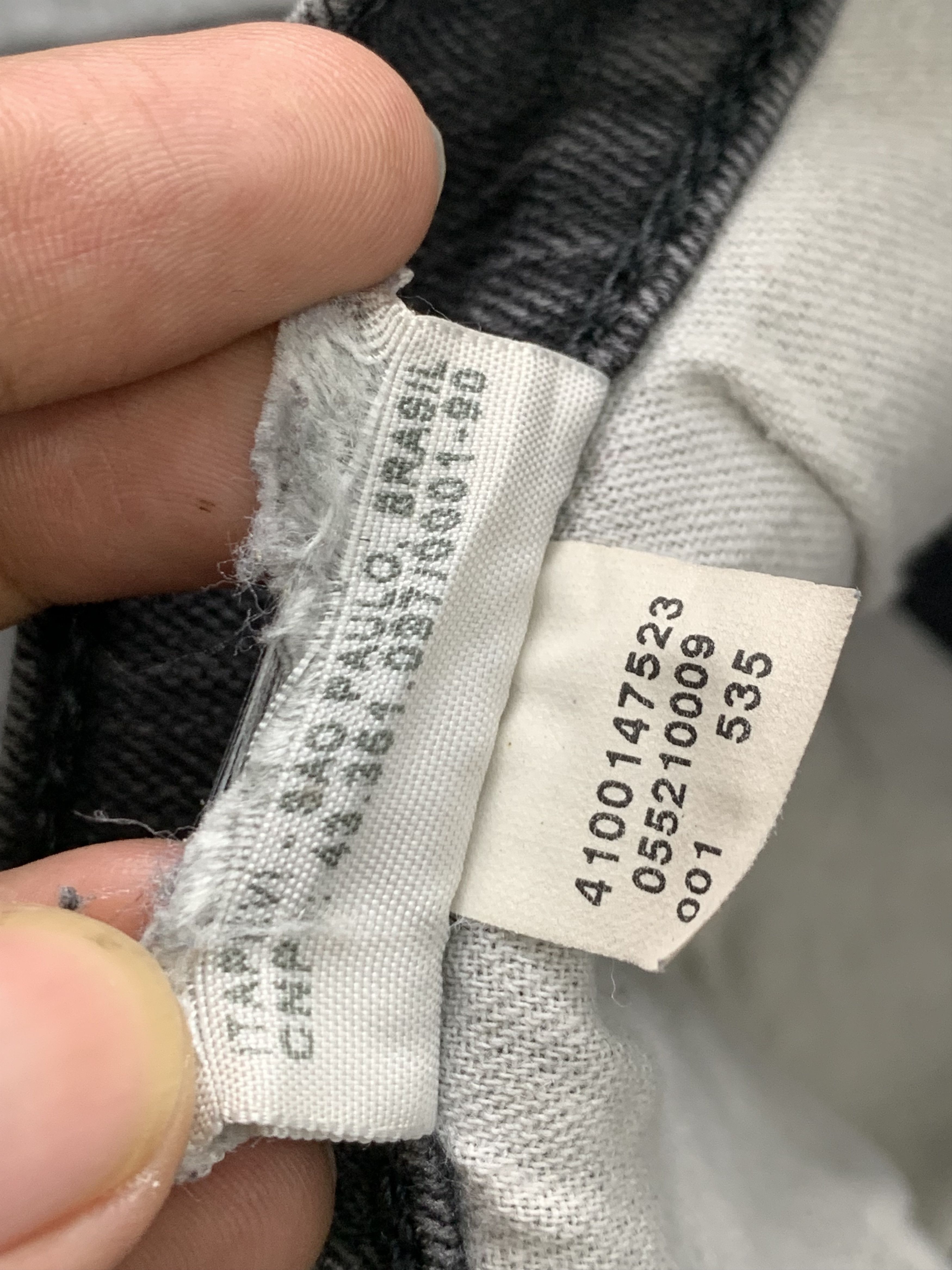 Levi's Faded Black Vintage Levis 508 Jeans DP1786 Size US 36 / EU 52 - 12 Thumbnail