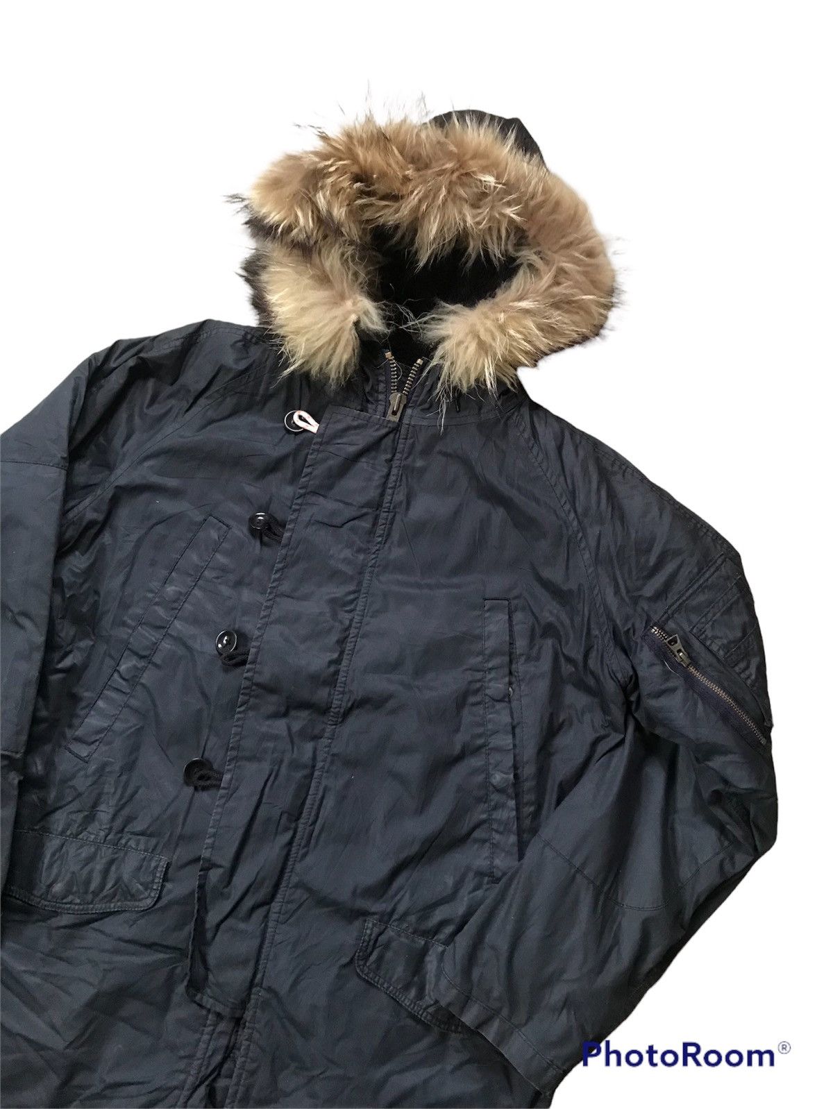 Paul Smith 💥Vintage Paul Smith Military Fur Jacket Size US M / EU 48-50 / 2 - 2 Thumbnail