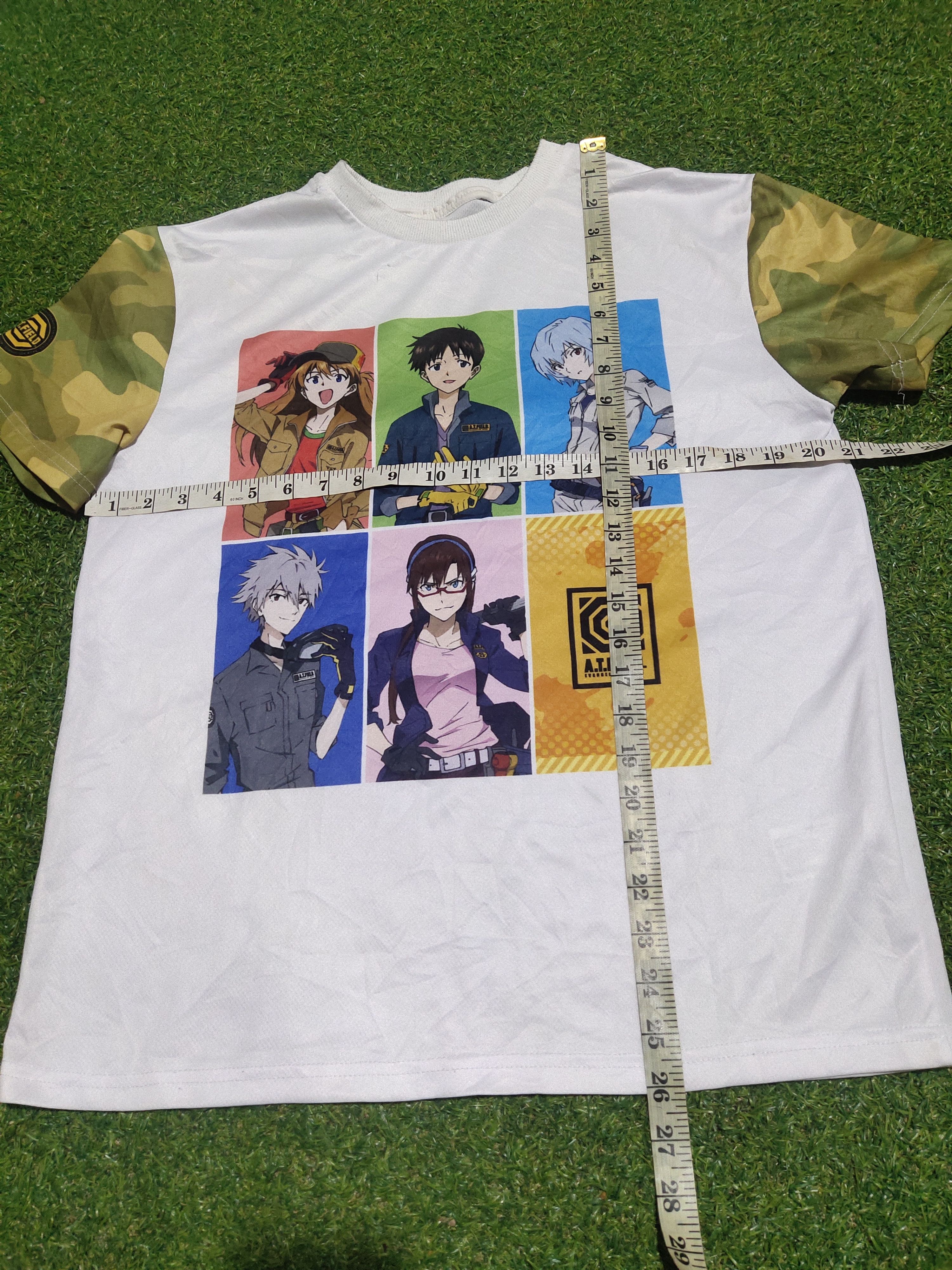 Anime × Vintage RARE!! NEON GENESIS EVANGELION ASUKA SHINJI KOWARU ANIME Size US M / EU 48-50 / 2 - 2 Thumbnail