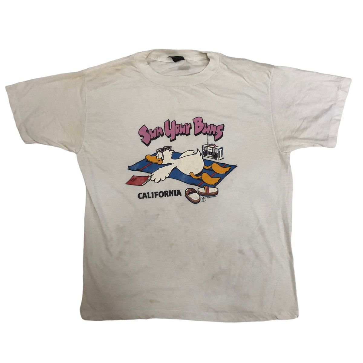 85’ Lifestyles Sun Your Buns California Single stich Tee