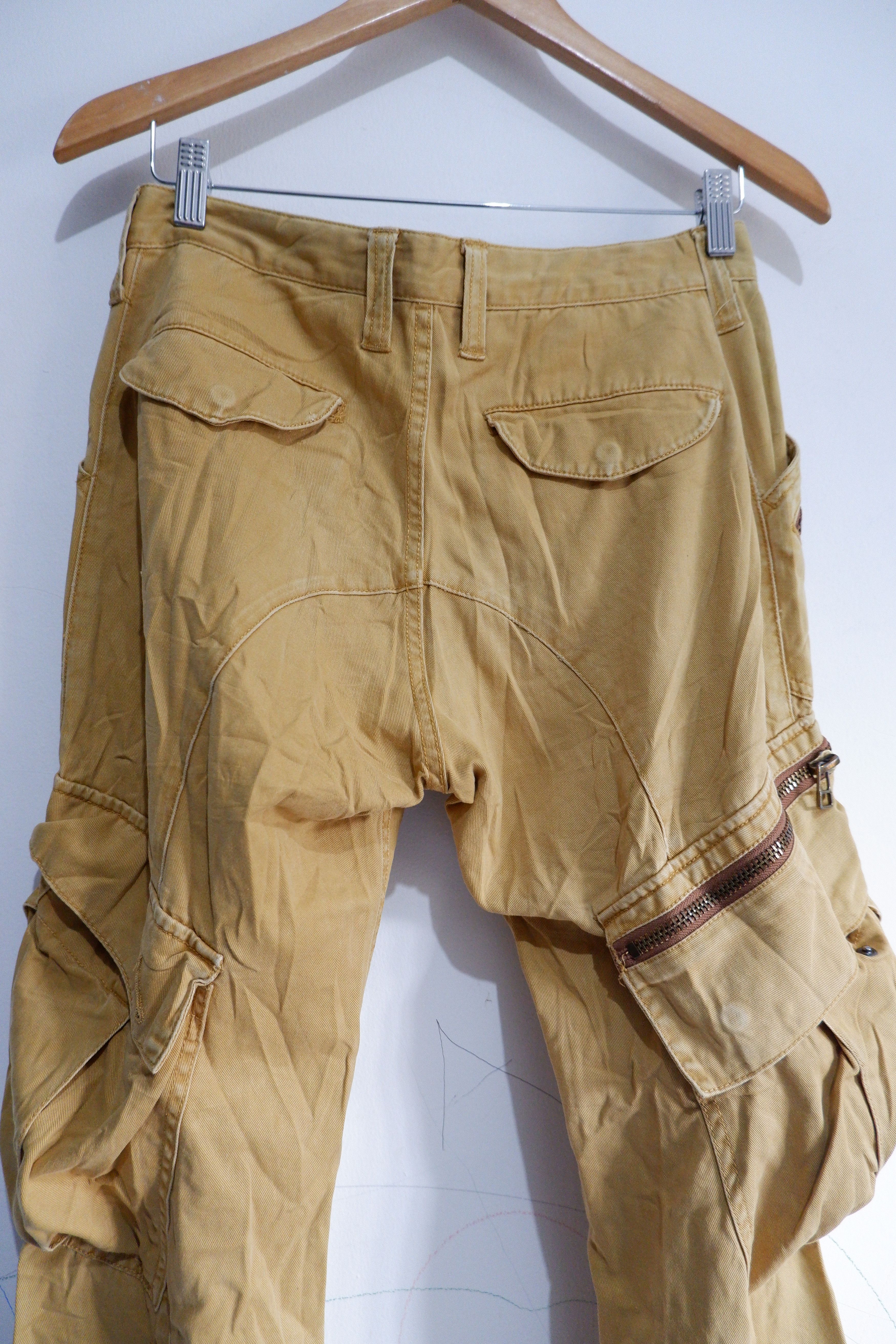 In The Attic Vintage Semantic Design Cargo Pants Size US 30 / EU 46 - 5 Thumbnail
