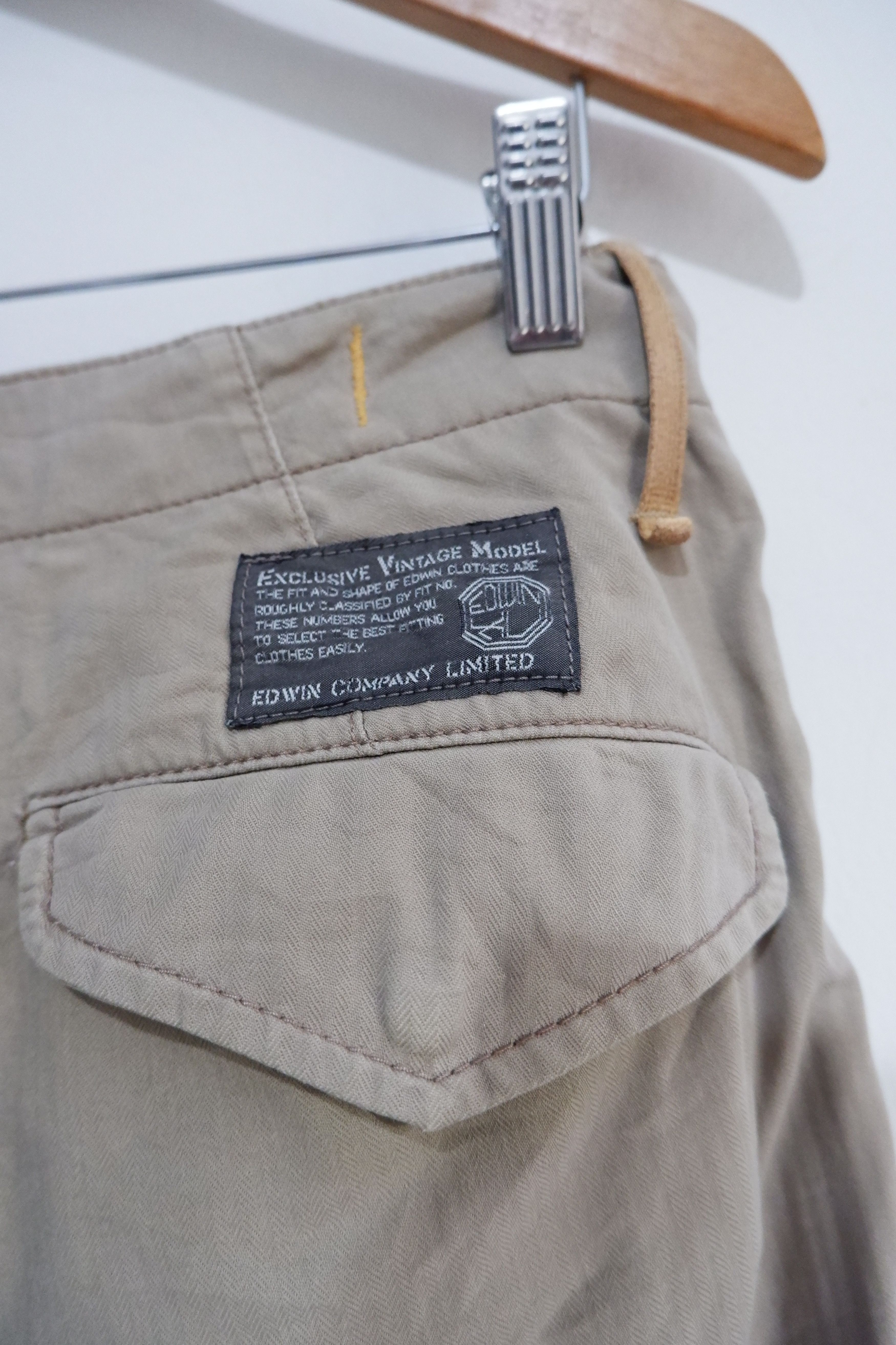 Edwin Vintage Edwin Hbt Cargo Multi Pocket Pants Size US 32 / EU 48 - 6 Thumbnail