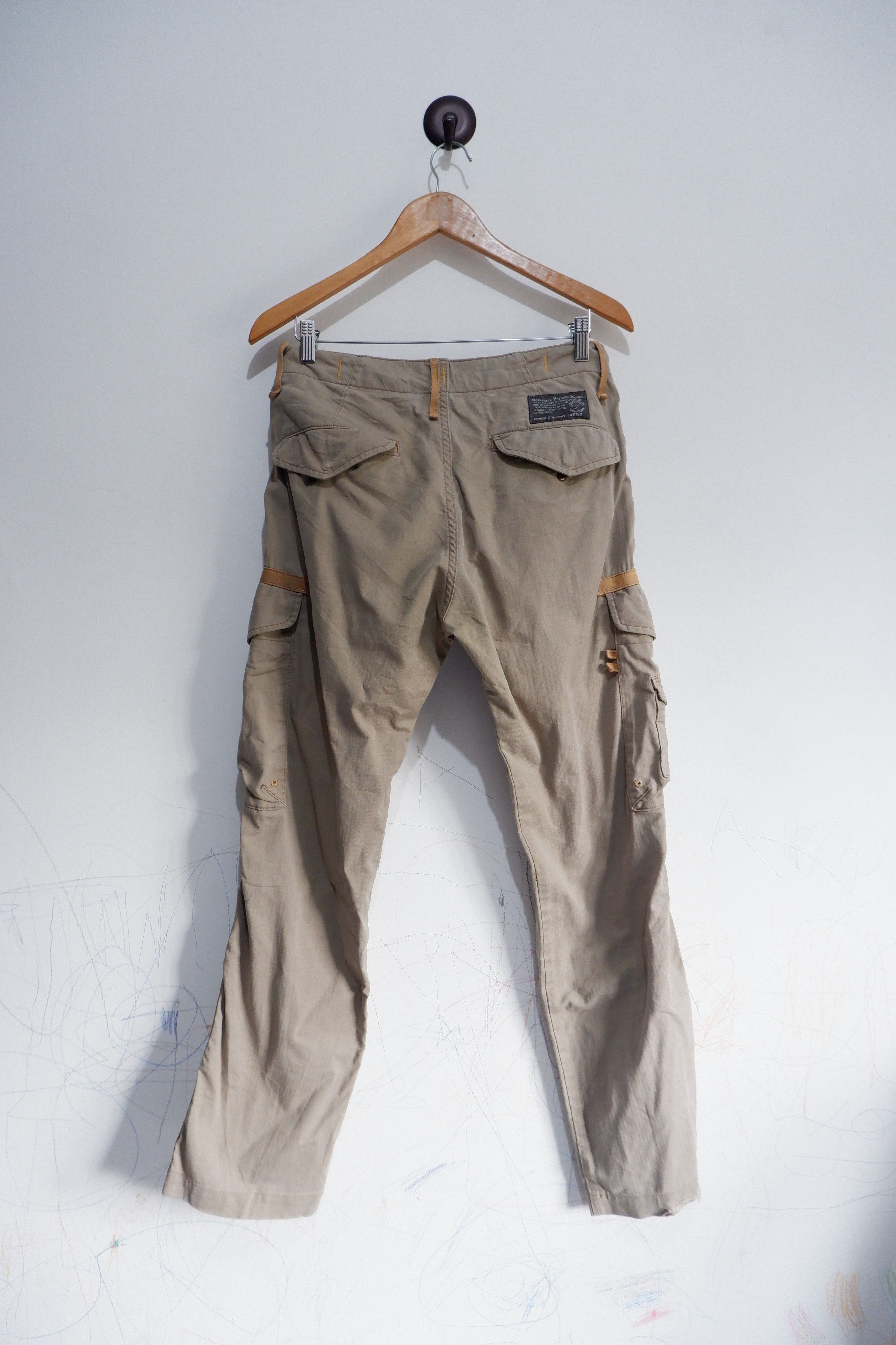Edwin Vintage Edwin Hbt Cargo Multi Pocket Pants Size US 32 / EU 48 - 2 Thumbnail