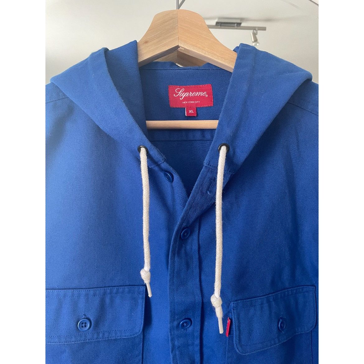 Supreme FW13 Supreme hooded twill shirt XL vintage plane aeroplane | Grailed