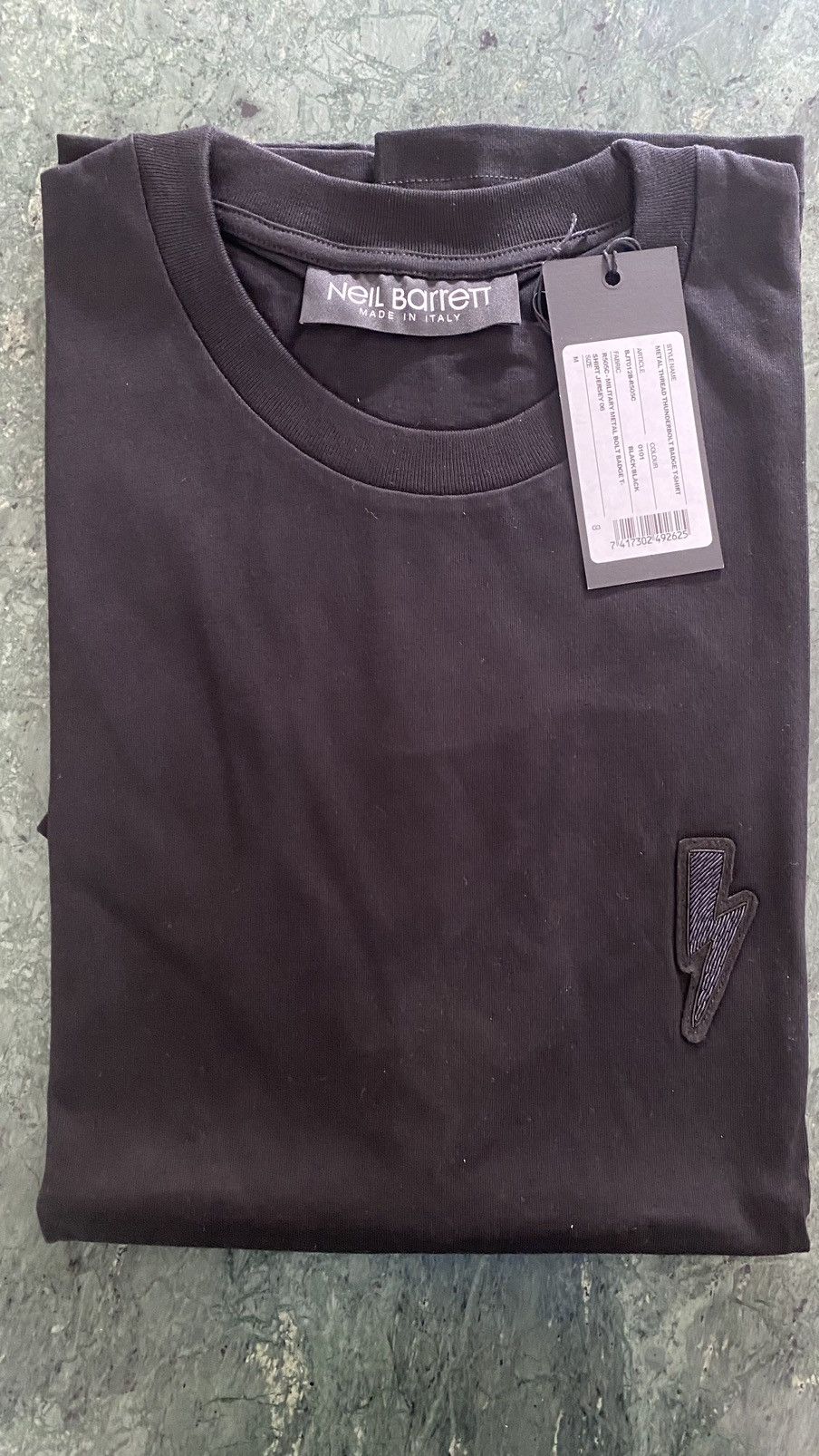 Neil Barrett Neil Barrett T-shirt thunderbolt tshirt NWT Size US M / EU 48-50 / 2 - 2 Thumbnail