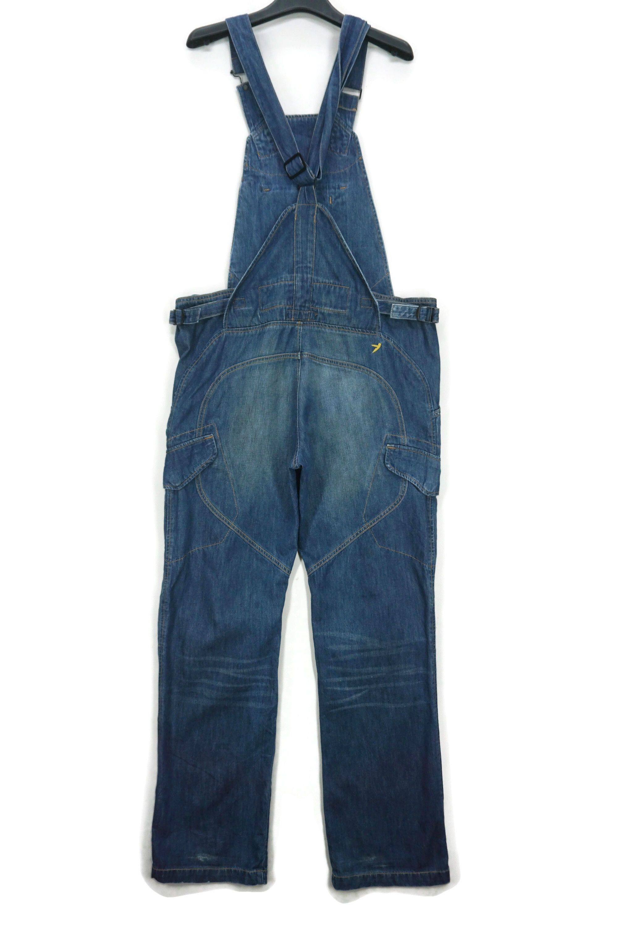 55DSL Tactical Cargo Denim Hip Hop Skateboard Bib Overalls Size US 32 / EU 48 - 2 Thumbnail