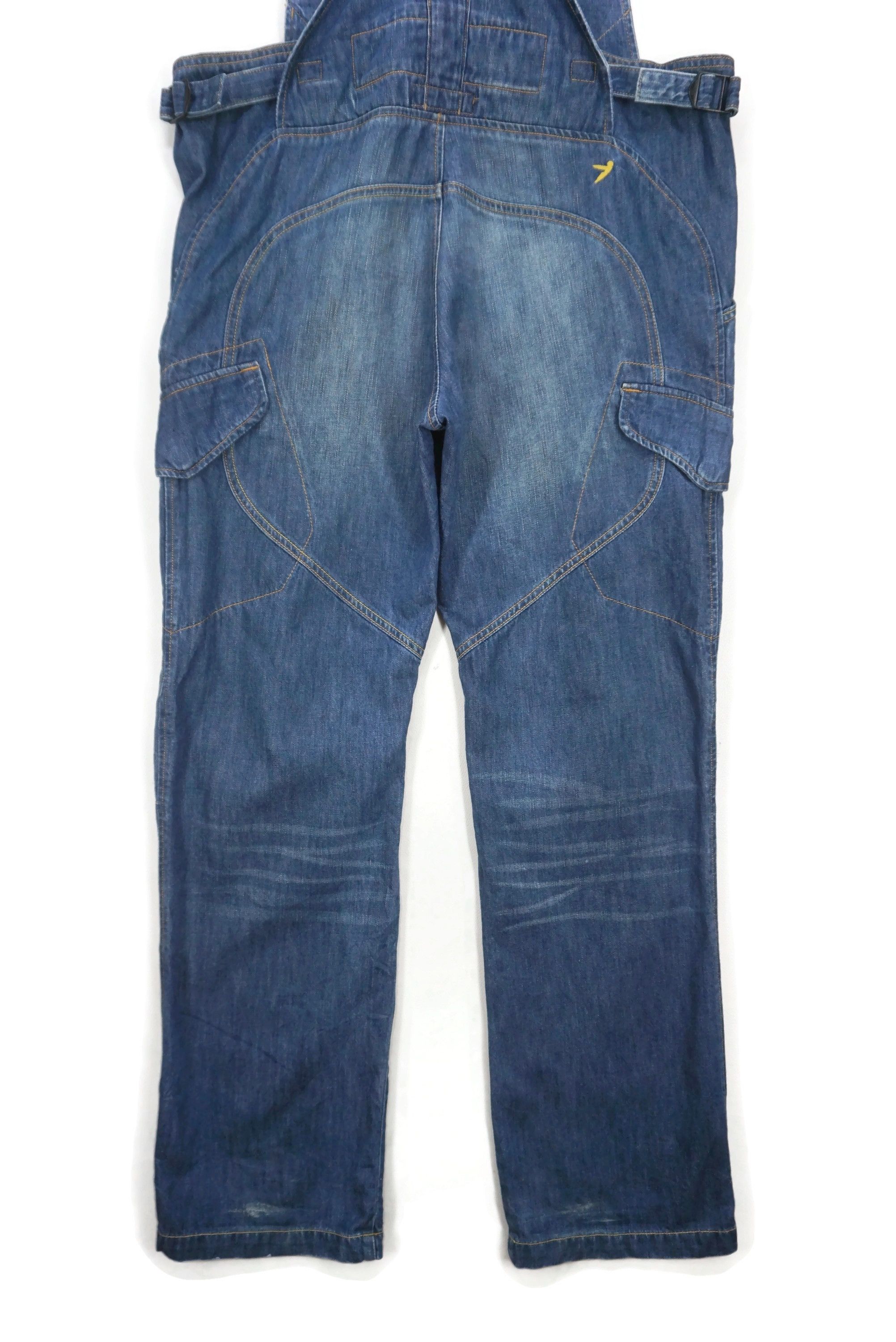 55DSL Tactical Cargo Denim Hip Hop Skateboard Bib Overalls Size US 32 / EU 48 - 7 Thumbnail