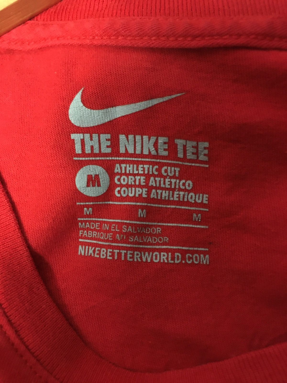 Nike Nike swoosh long sleeves red t shirt Size US M / EU 48-50 / 2 - 7 Thumbnail