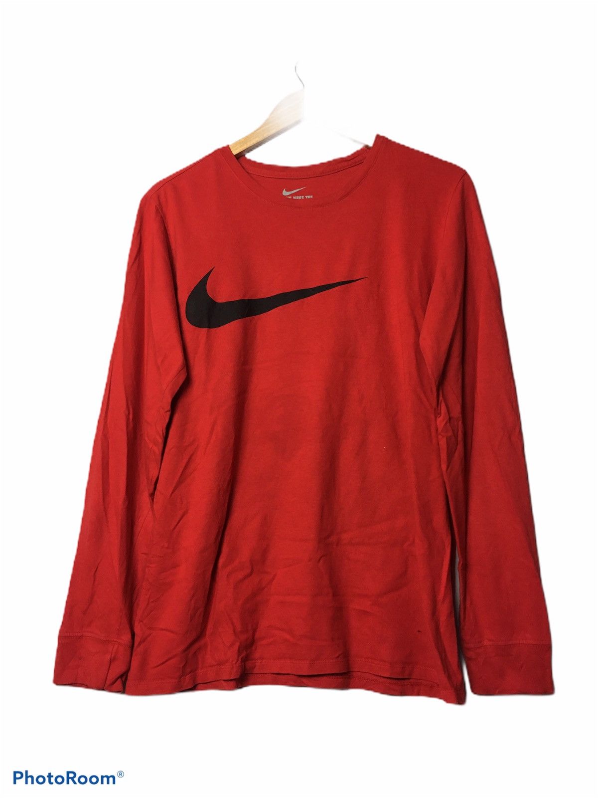 Nike Nike swoosh long sleeves red t shirt Size US M / EU 48-50 / 2 - 1 Thumbnail
