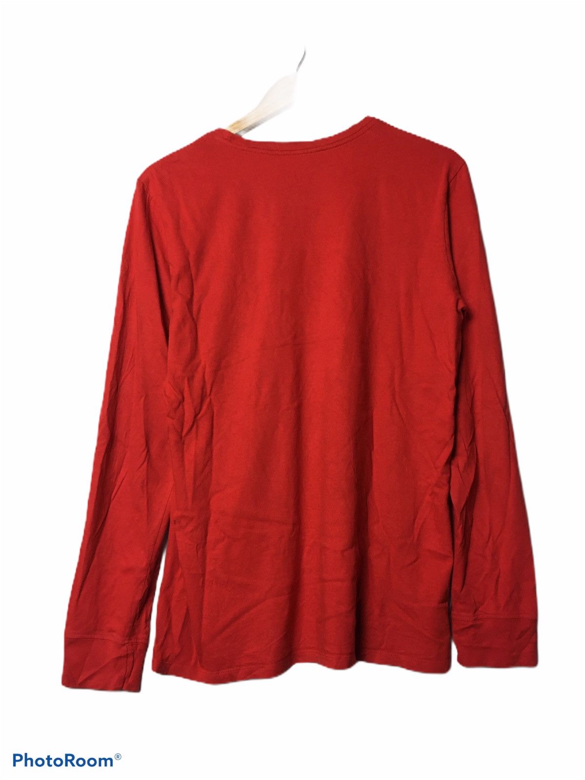 Nike Nike swoosh long sleeves red t shirt Size US M / EU 48-50 / 2 - 2 Thumbnail