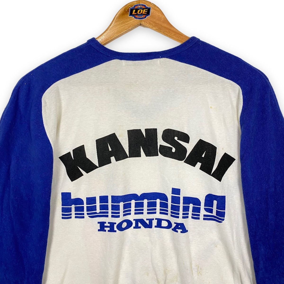 Designer × Kansai Yamamoto × Vintage VINTAGE 80's KANSAI FOR HUMMING HONDA JUMPER SWEATSHIRT Size US L / EU 52-54 / 3 - 10 Thumbnail